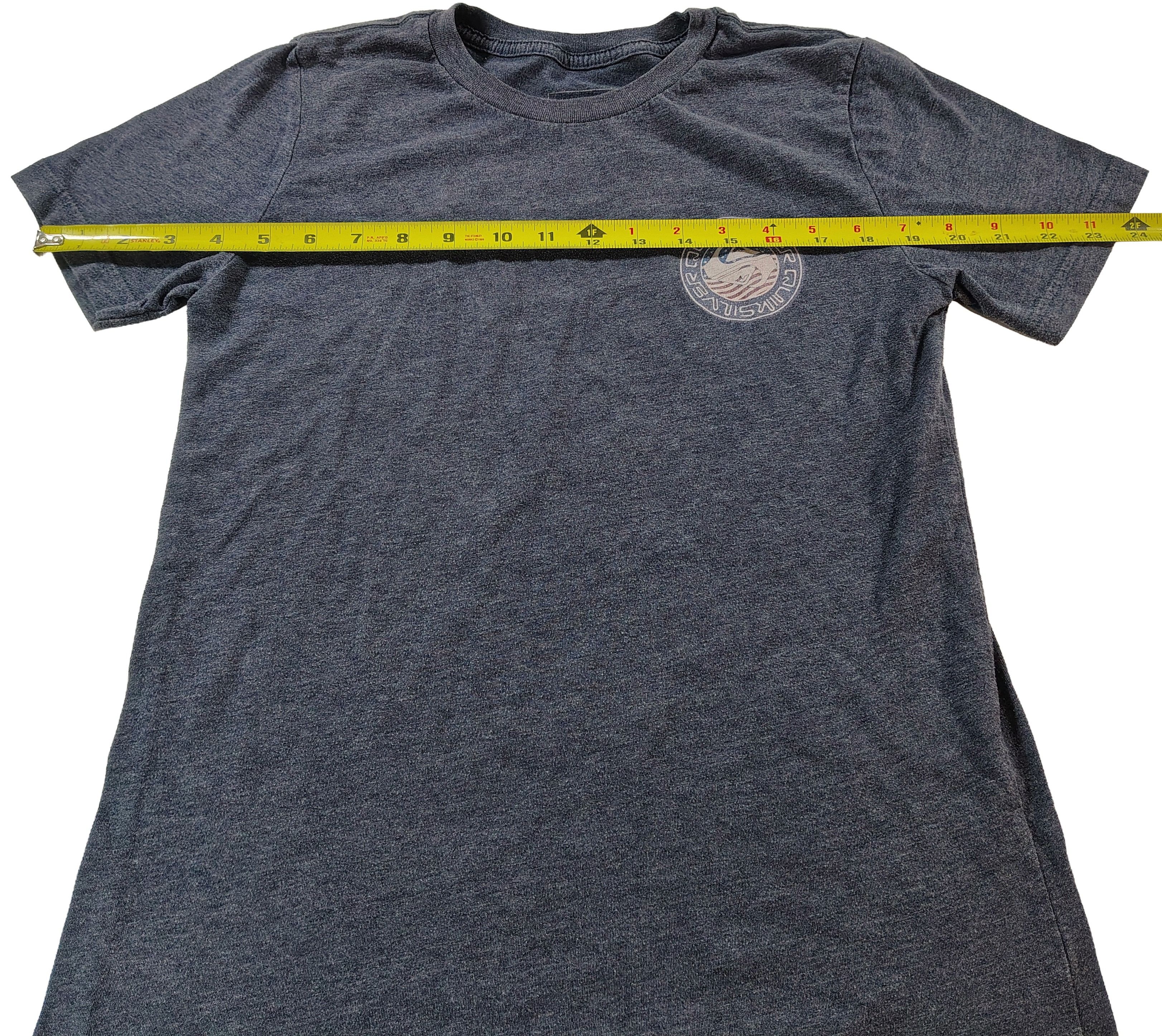 Quiksilver Men's Dark Grey Large Y2K Quiksilver Graphic T-Shirt Size US L / EU 52-54 / 3 - 5 Thumbnail