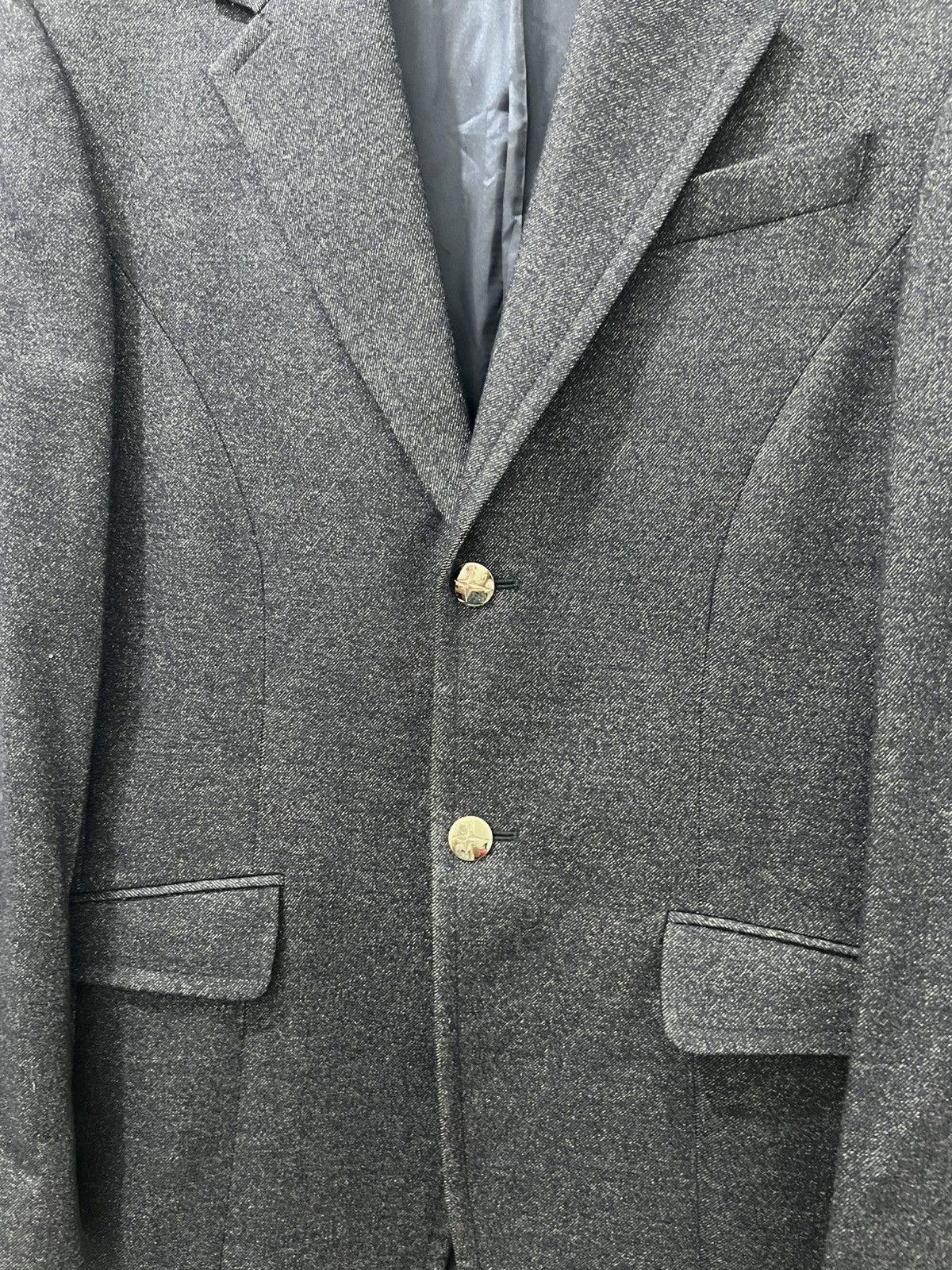 Thierry Mugler RARE - Thierry Mugler - Wool Star Buttons Blazer Jacket Size 46R - 6 Thumbnail