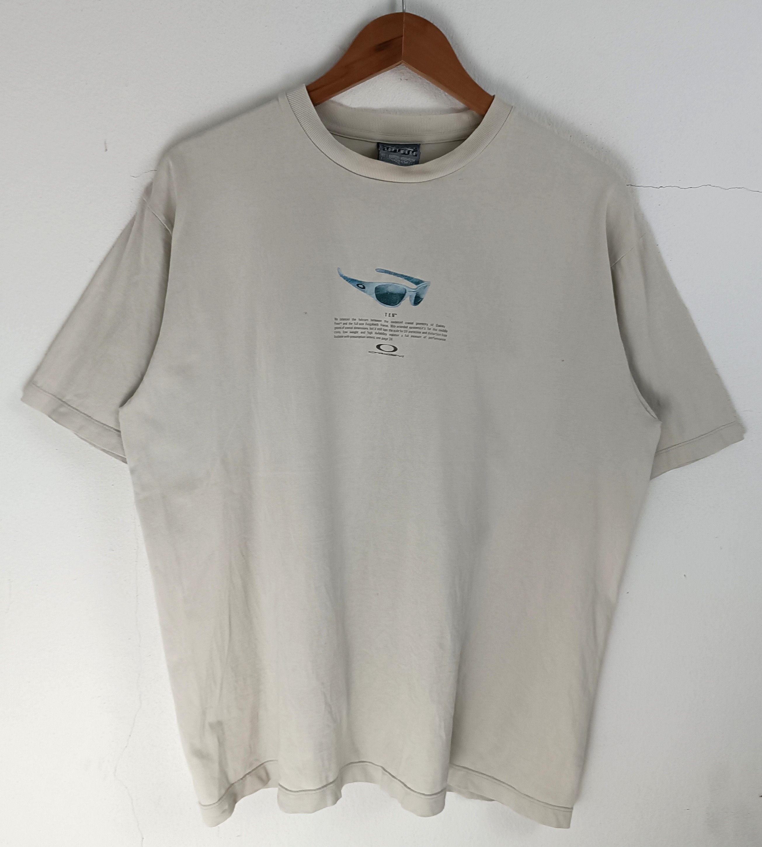Oakley VERY RARE VINTAGE 90'S OAKLEY RACING JACKET EYEWEAR TEE Size US M / EU 48-50 / 2 - 3 Thumbnail
