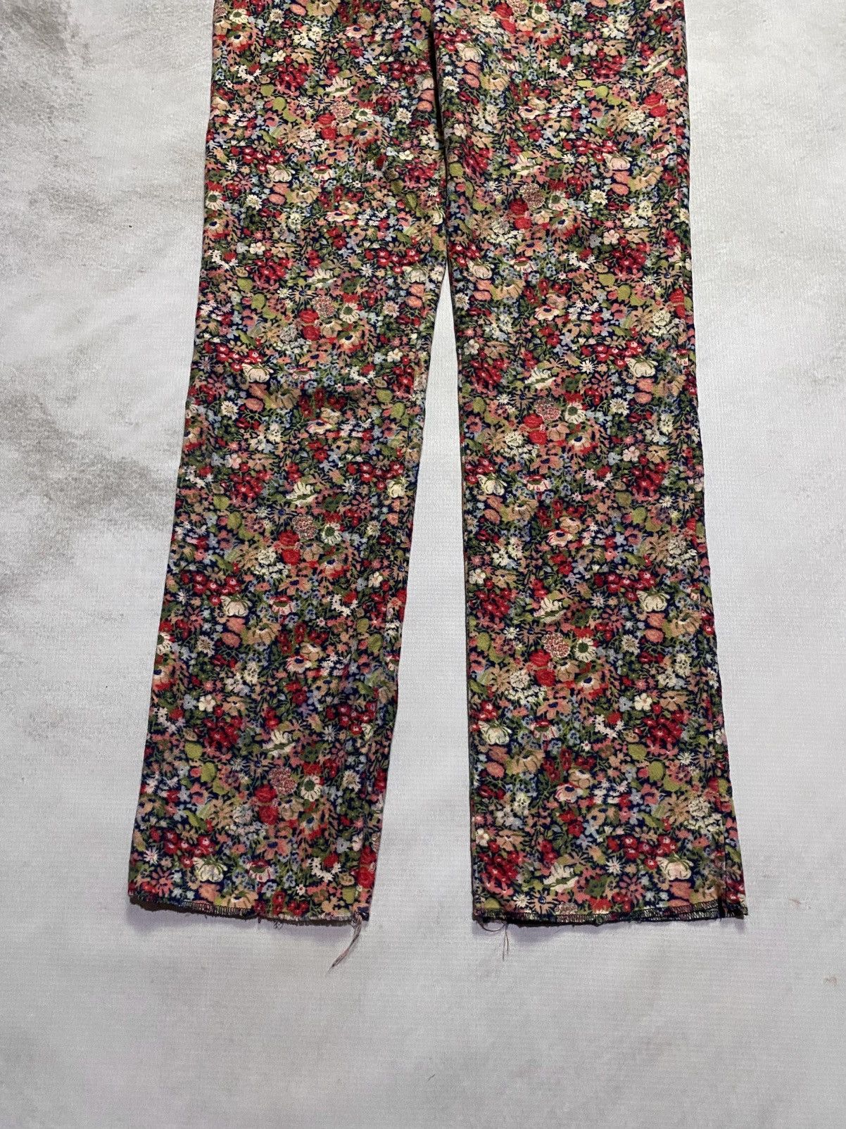 Beams Plus Beams Boy Floral Pants Size 27" / US 4 / IT 40 - 3 Thumbnail