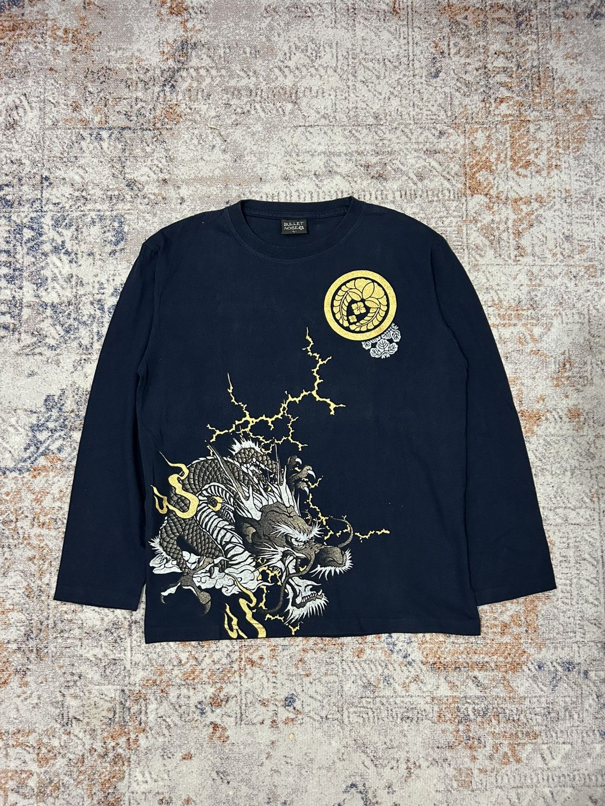 Karakuri Tamashii Bullet Noise Sukajan Dragon Japan Long Sleve Size US L / EU 52-54 / 3 - 2 Thumbnail