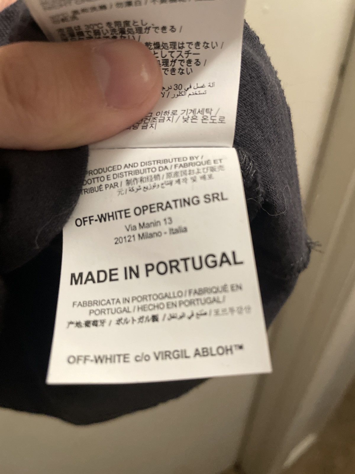 Off-White × Virgil Abloh Off white beige portrait t (2019) Size US M / EU 48-50 / 2 - 5 Thumbnail