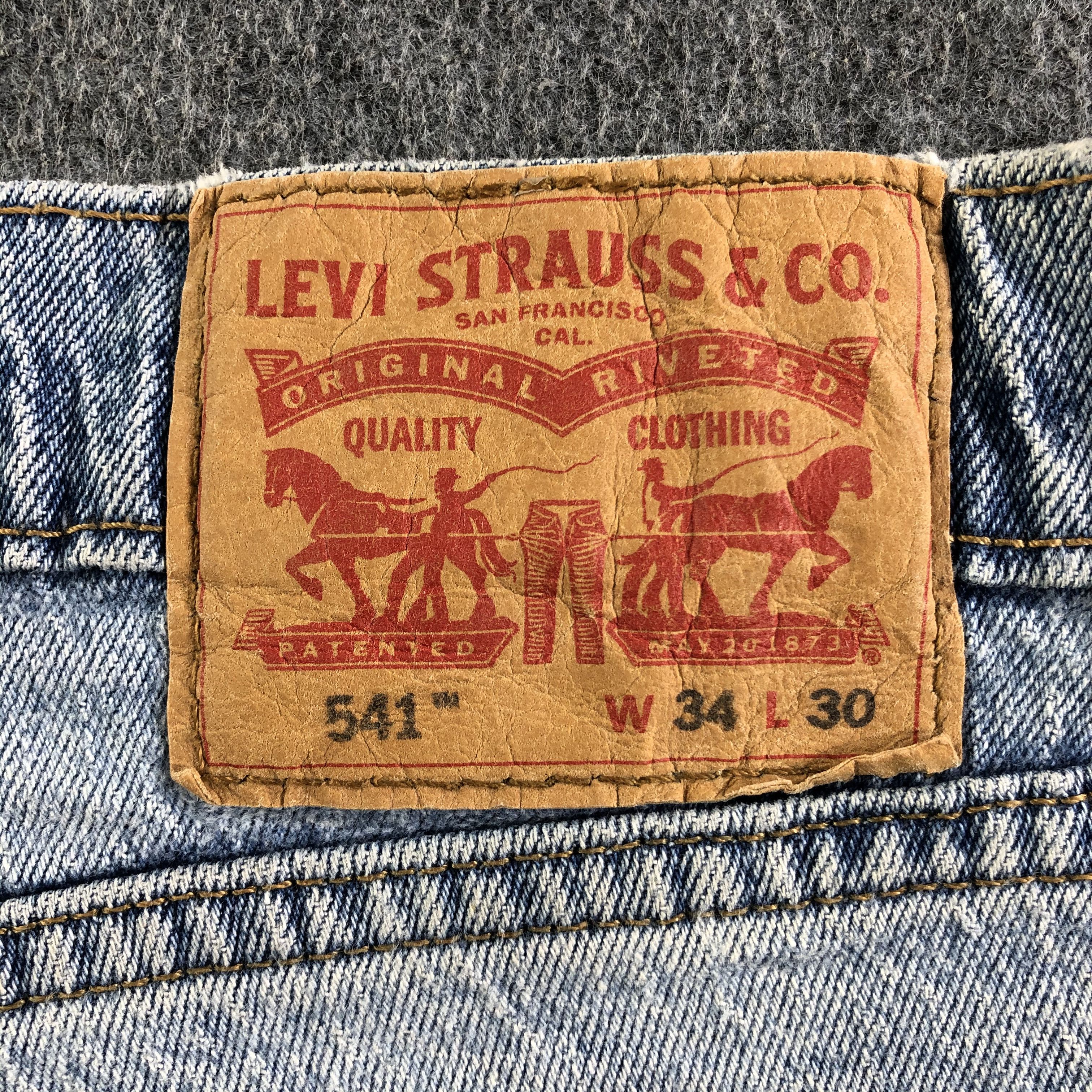 Levi's Vintage Light Wash Levis 541 Jeans-J4478 Size US 34 / EU 50 - 5 Thumbnail