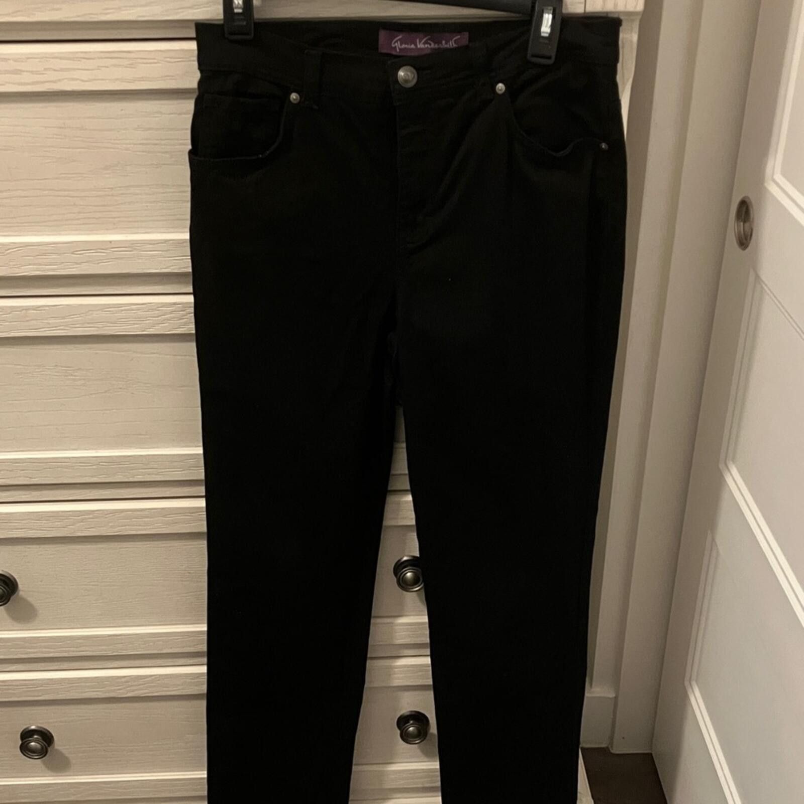 Other Gloria Vanderbilt Elegant Black Denim Size 30" / US 8 / IT 44 - 1 Thumbnail