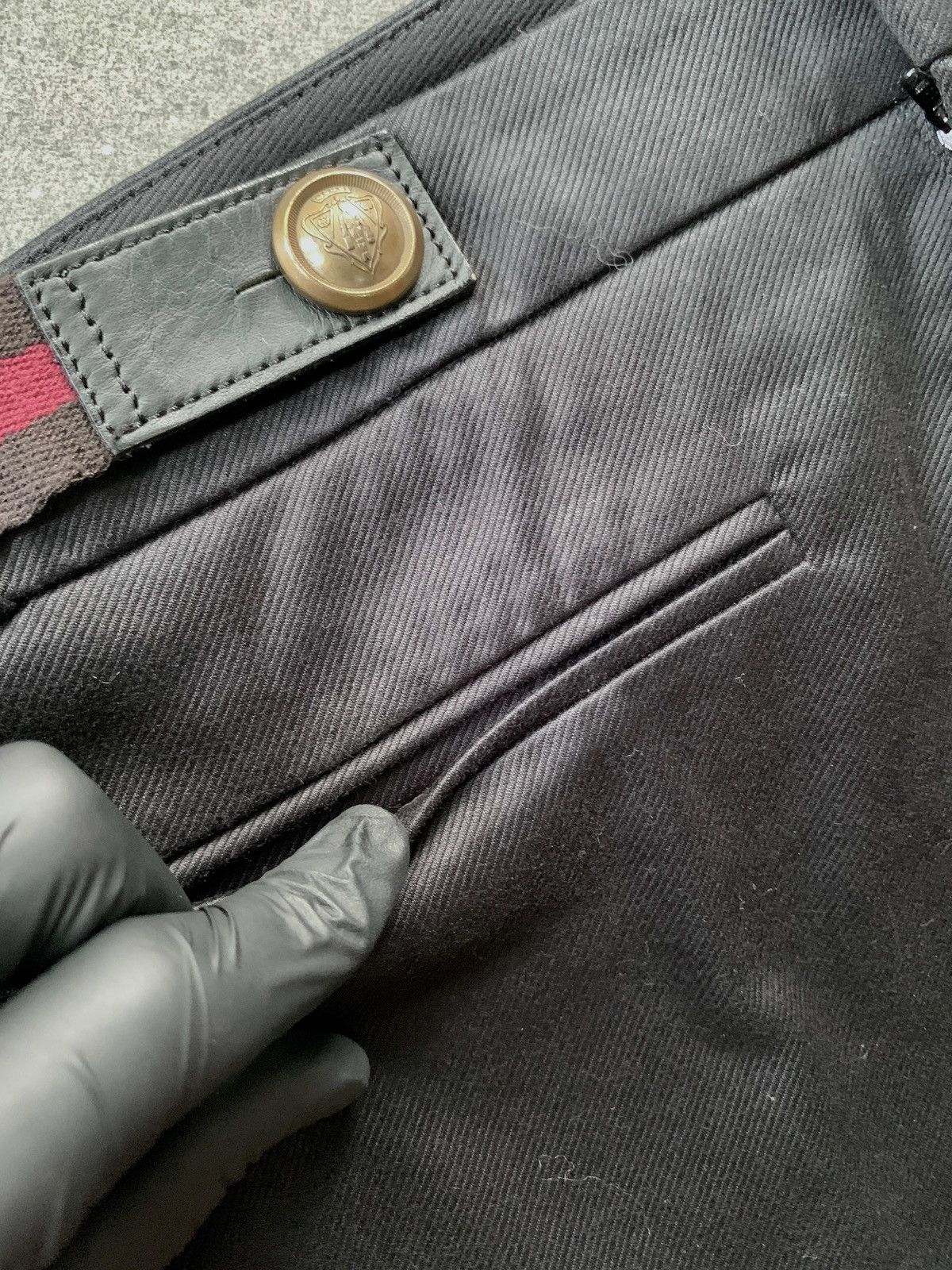 Gucci FREE TAX! Flared Belted Trousers By Gianni Frida Size US 31 - 8 Thumbnail