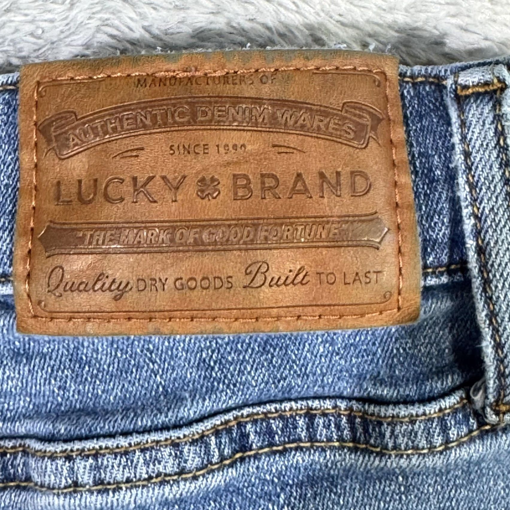 Lucky Brand Lucky Brand Jeans Mens 36x30 Denim Straight Fit 223 Medium Wash 7MP10666 Size US 36 / EU 52 - 3 Thumbnail