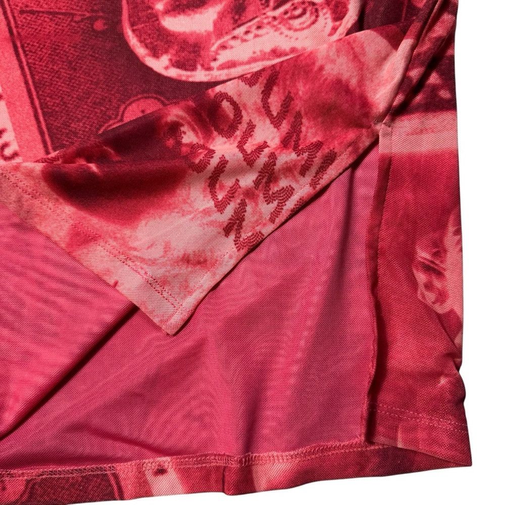 Miaou New Miaou UO Exclusive Billie Stamp Print Mini Coral Dress Size M / US 6-8 / IT 42-44 - 9 Thumbnail