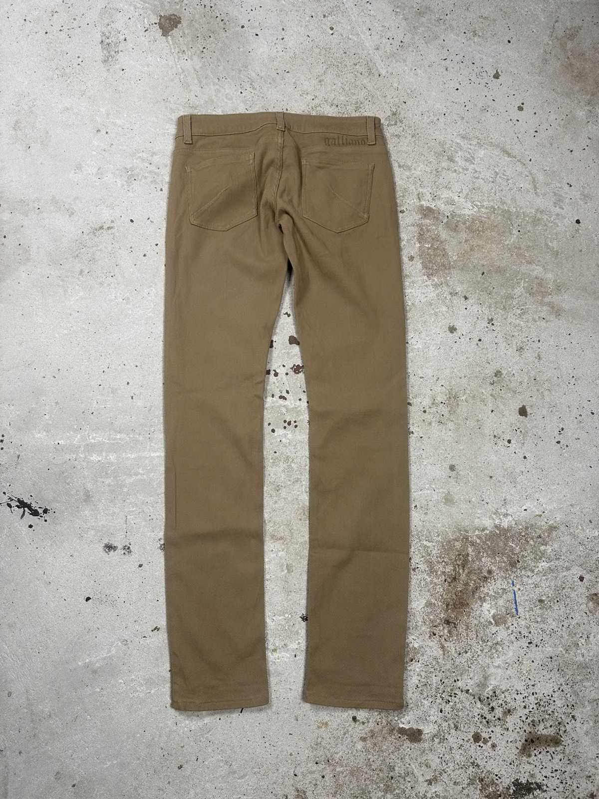 John Galliano Galliano Beige Tan Corduroy Pants Size 28" / US 6 / IT 42 - 2 Thumbnail