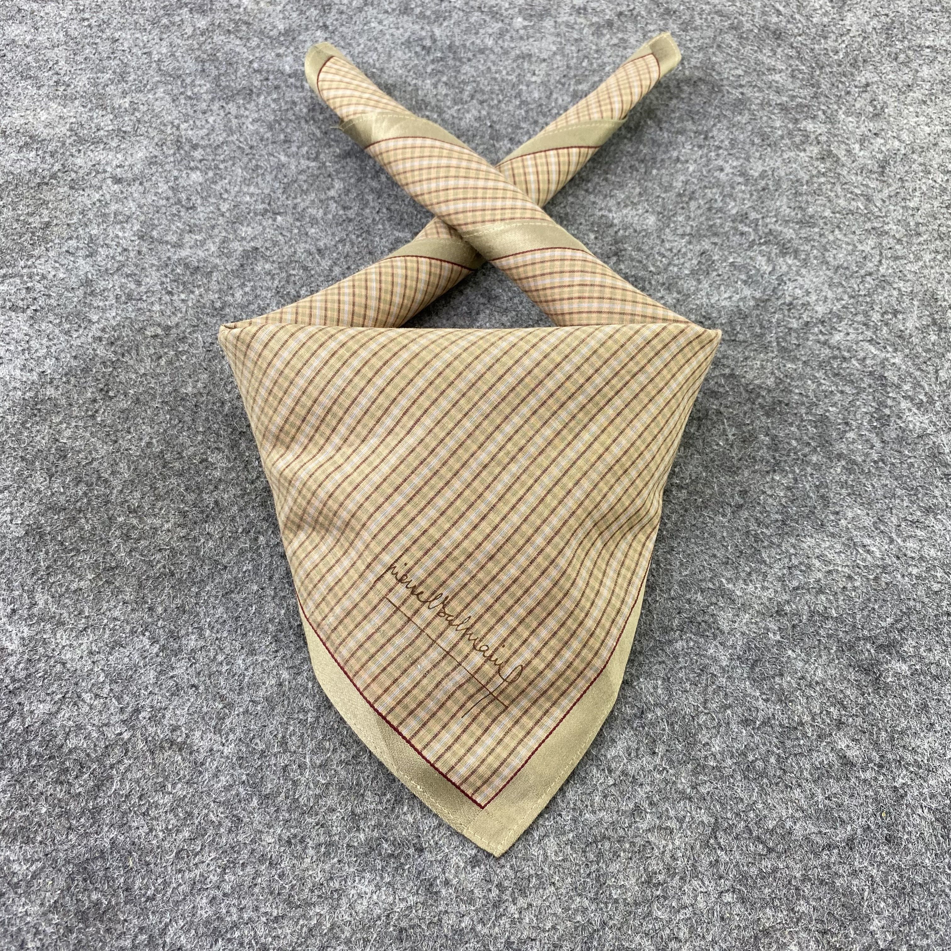 Pierre Balmain Pierre Balmain Handkerchief / Bandana / Neckerchief-B633 Size ONE SIZE - 2 Thumbnail
