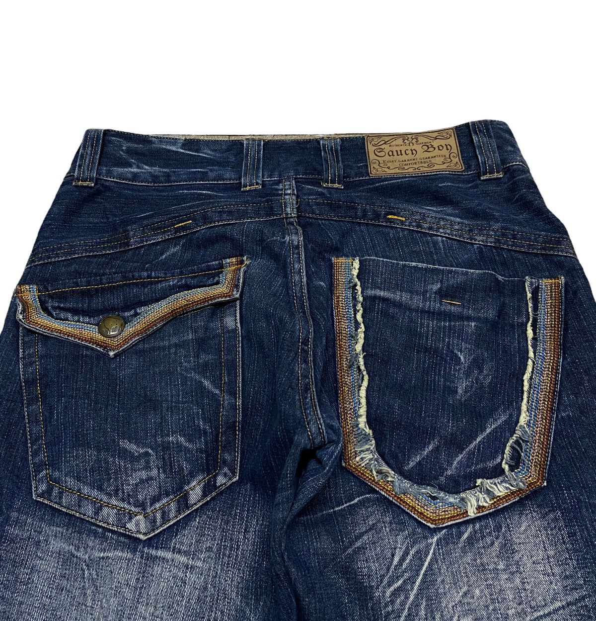 If Six Was Nine × Japanese Brand Rare Design Vintage Japanese Brand Sauch Bon Jeans 2000s Size US 32 / EU 48 - 4 Thumbnail