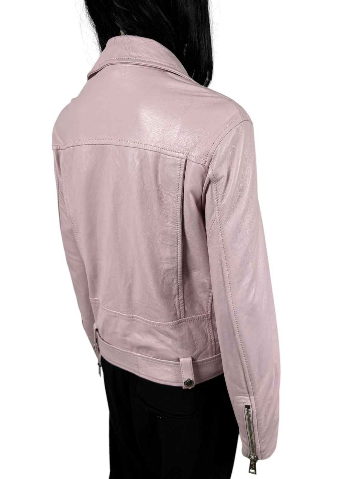 Gaelle Paris Gaelle Paris Genuine Leather Biker Jacket size 42 Size M / US 6-8 / IT 42-44 - 7 Thumbnail