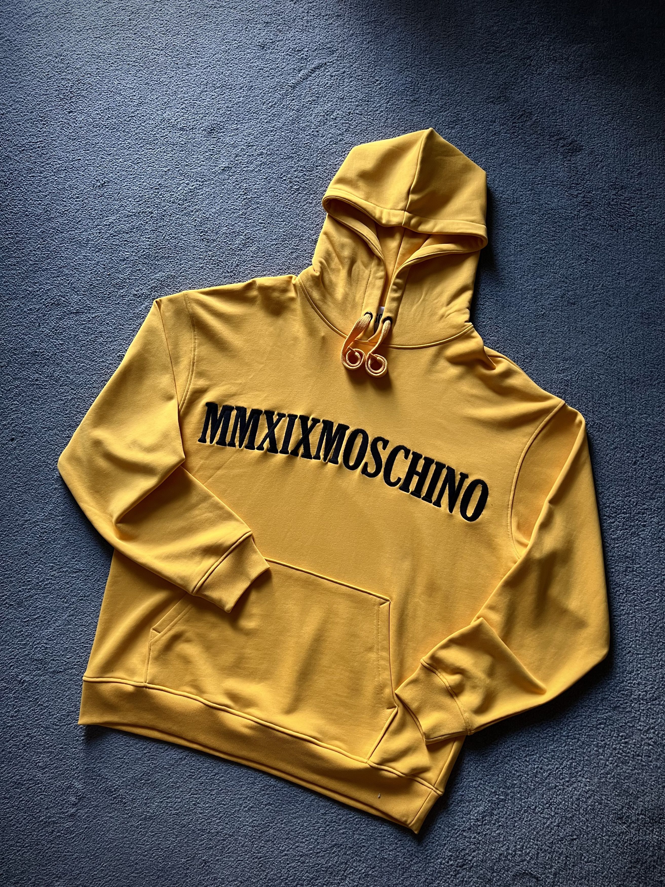 Moschino MOSCHINO HOODED COTTON SWEATSHIRT WITH MMXIX INSERT Size US M / EU 48-50 / 2 - 1 Thumbnail