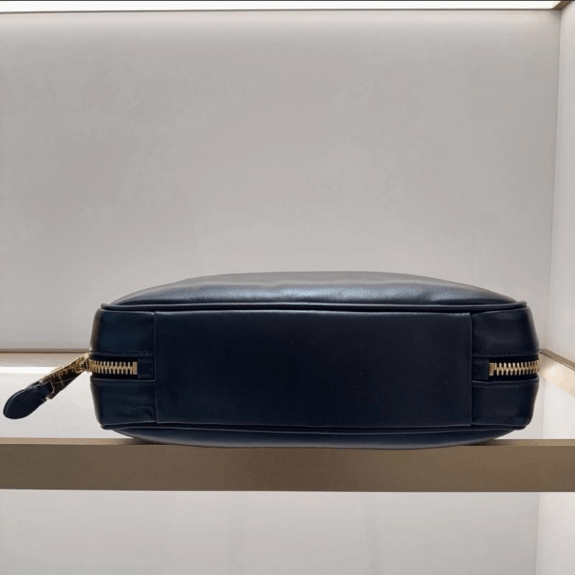 Miu Miu Miu Miu Miu Miu Beau Logo‑Zip Calfskin Top‑Handle Bag M Size ONE SIZE - 6 Thumbnail