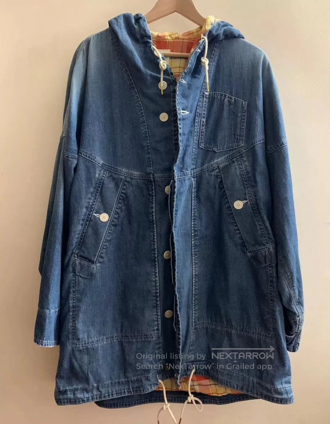 Visvim Blue Denim Hooded Jacket Size S. Size US S / EU 44-46 / 1 - 9 Thumbnail