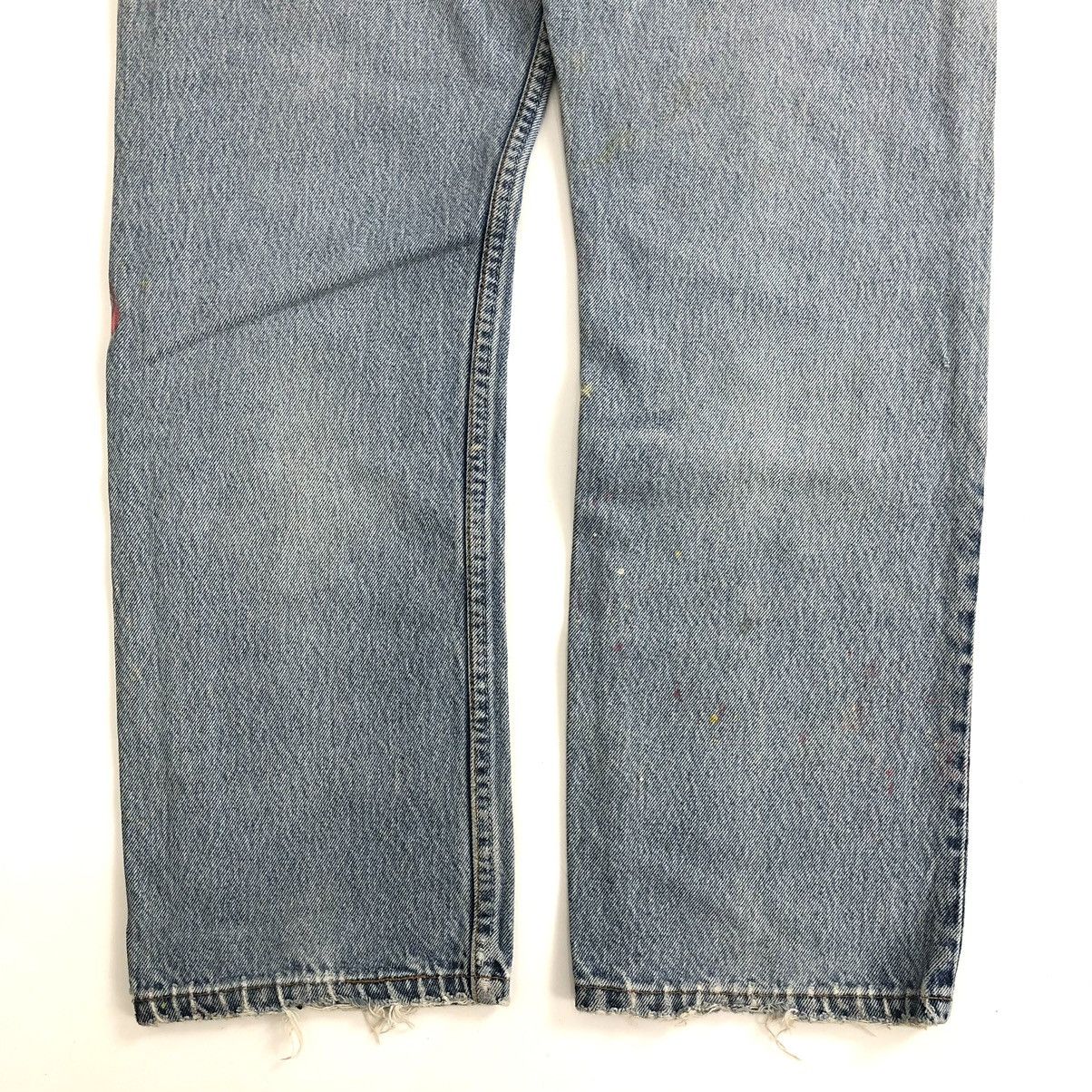 Levi's × Levi's Vintage Clothing Vintage 90s Levis 501XX Paint Splattered Jeans Size US 31 - 18 Thumbnail