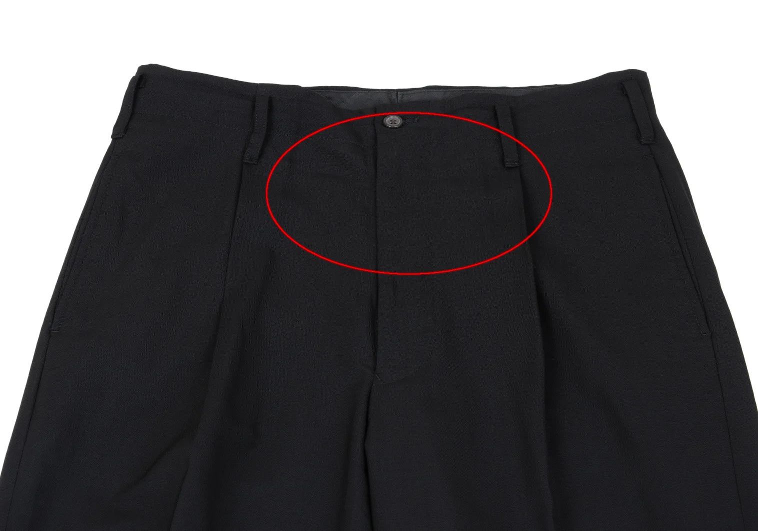 Jean Paul Gaultier Wool Tuck Tapered Pants in Black Size 50 Size US 34 / EU 50 - 2 Thumbnail