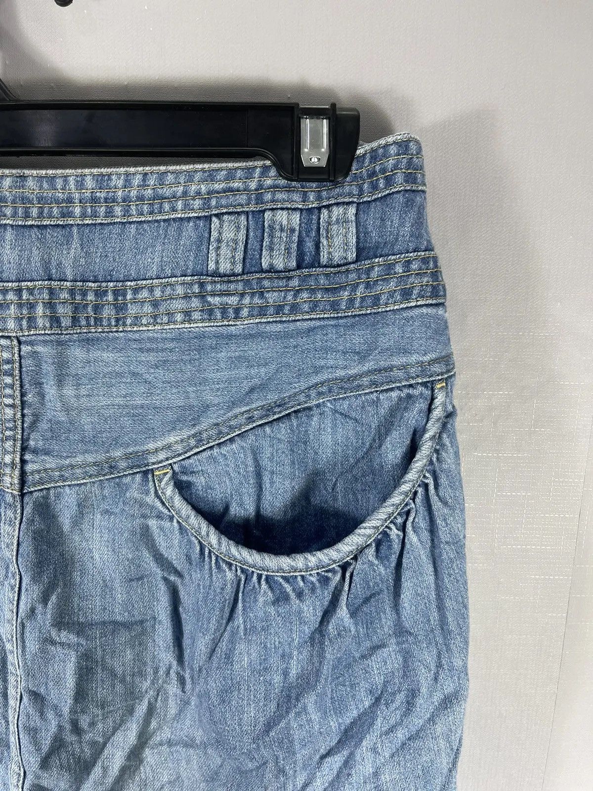 Issey Miyake × Tsumori Chisato × Vintage Vintage TSUMORI CHISATO By ISSEY MIYAKE Denim Skirt Size 29" - 9 Thumbnail