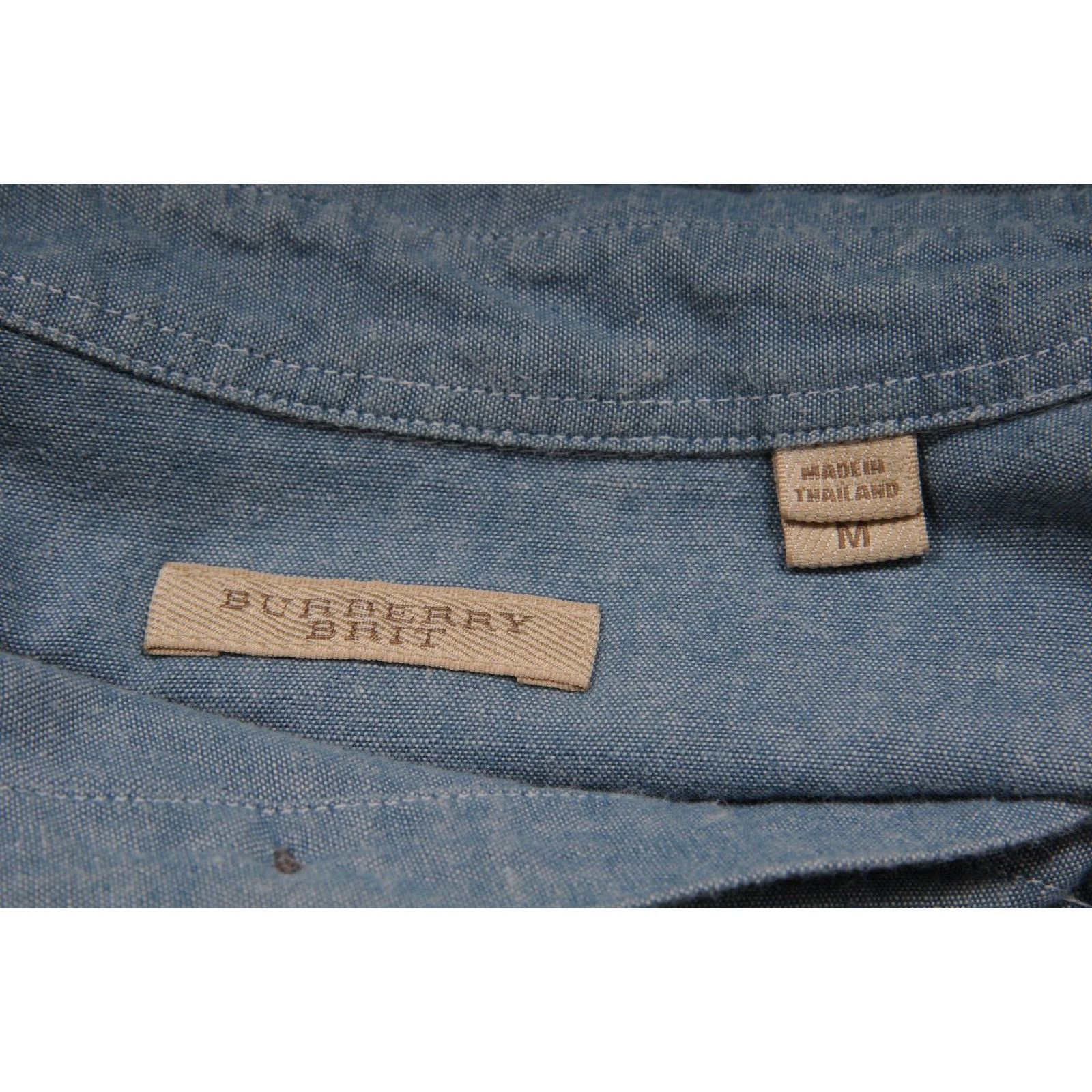 Burberry Burberry Brit Denim Button Down Shirt Blue Jean Size US M / EU 48-50 / 2 - 8 Thumbnail