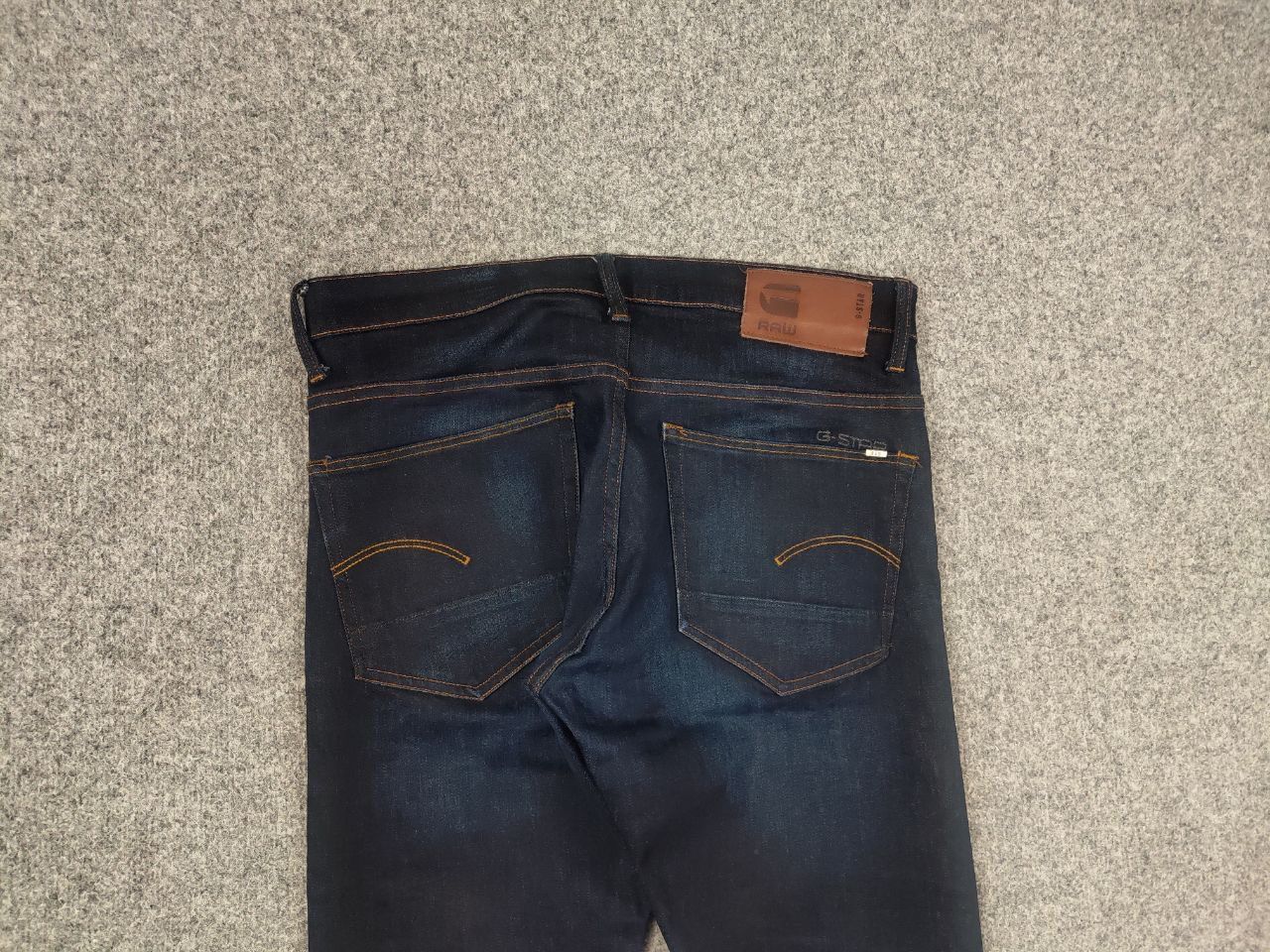 G-Star G Star Raw 3301 tapered Denim dark wash Slim jeans Vintage Size US 34 / EU 50 - 6 Thumbnail
