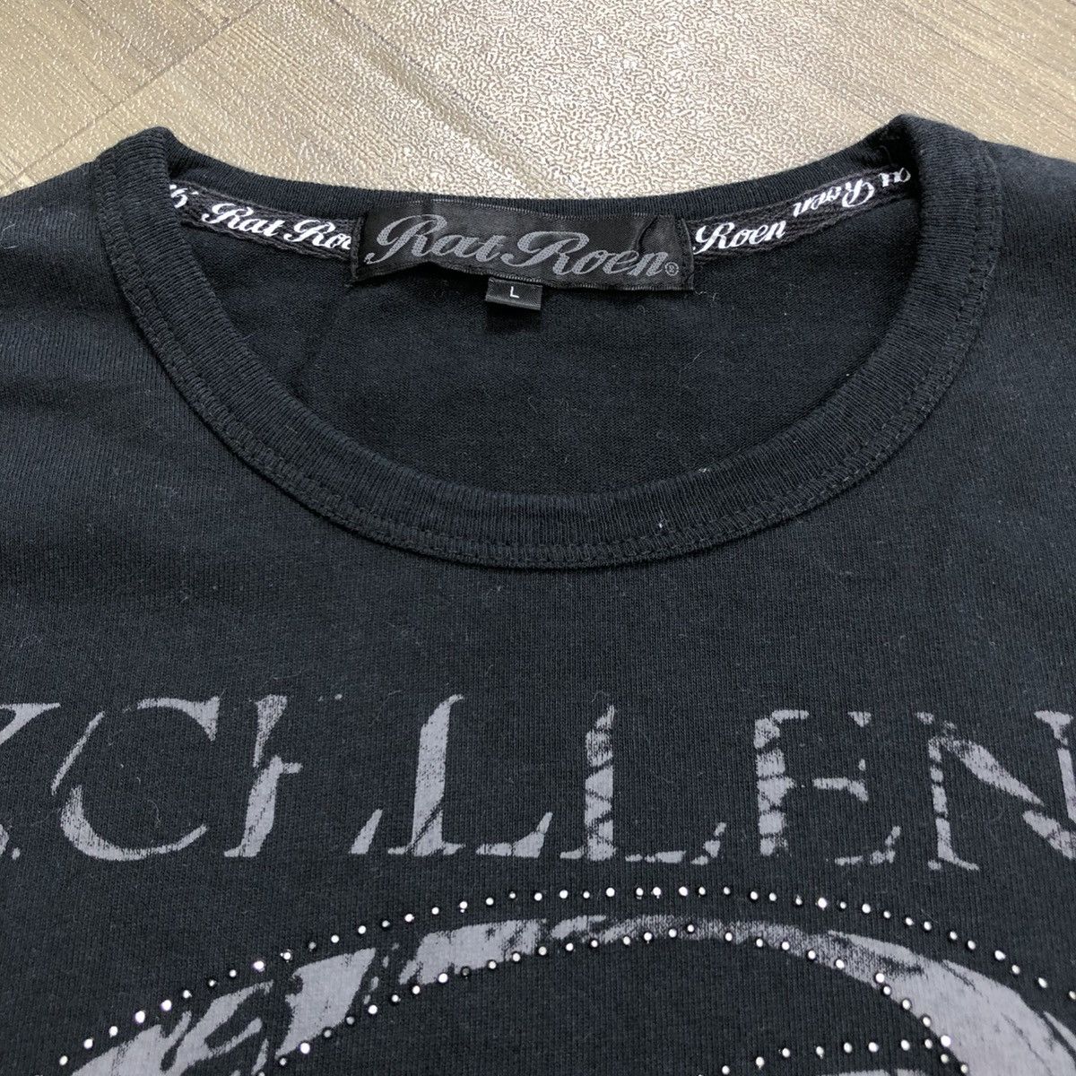 If Six Was Nine × Japanese Brand × Le Grande Bleu (L.G.B.) 2000s Rat Roen Poem Skull Grunge Lgb Striped LongSleeve Size US L / EU 52-54 / 3 - 6 Thumbnail