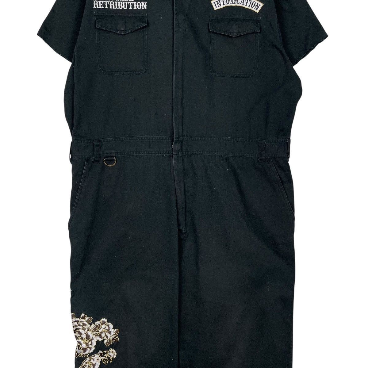 Japanese Brand Divine Retribution Intoxication Embroidered Coverall Size US 36 / EU 52 - 8 Thumbnail