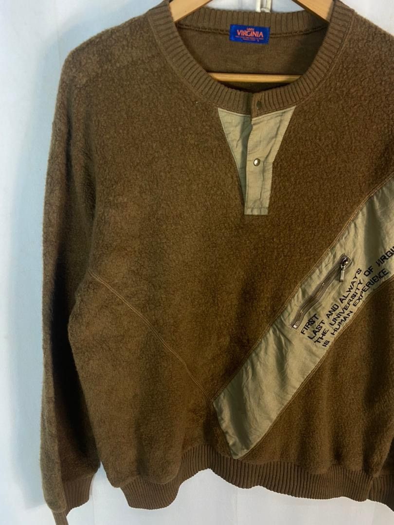 Vintage Vintage university Virginia sweatshirt Size US M / EU 48-50 / 2 - 2 Thumbnail