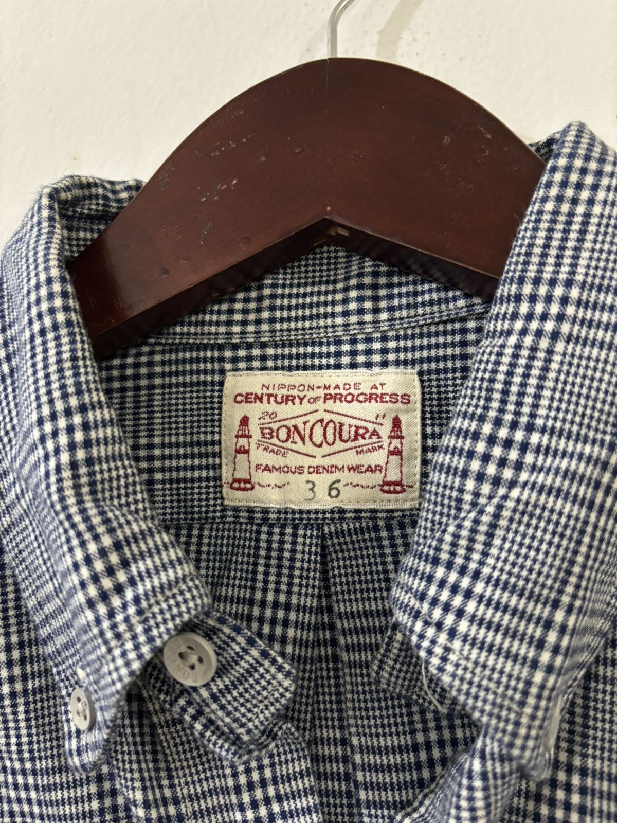 BONCOURA × Japanese Brand BONCOURA BUTTON DOWN SHIRTS Size US S / EU 44-46 / 1 - 2 Thumbnail