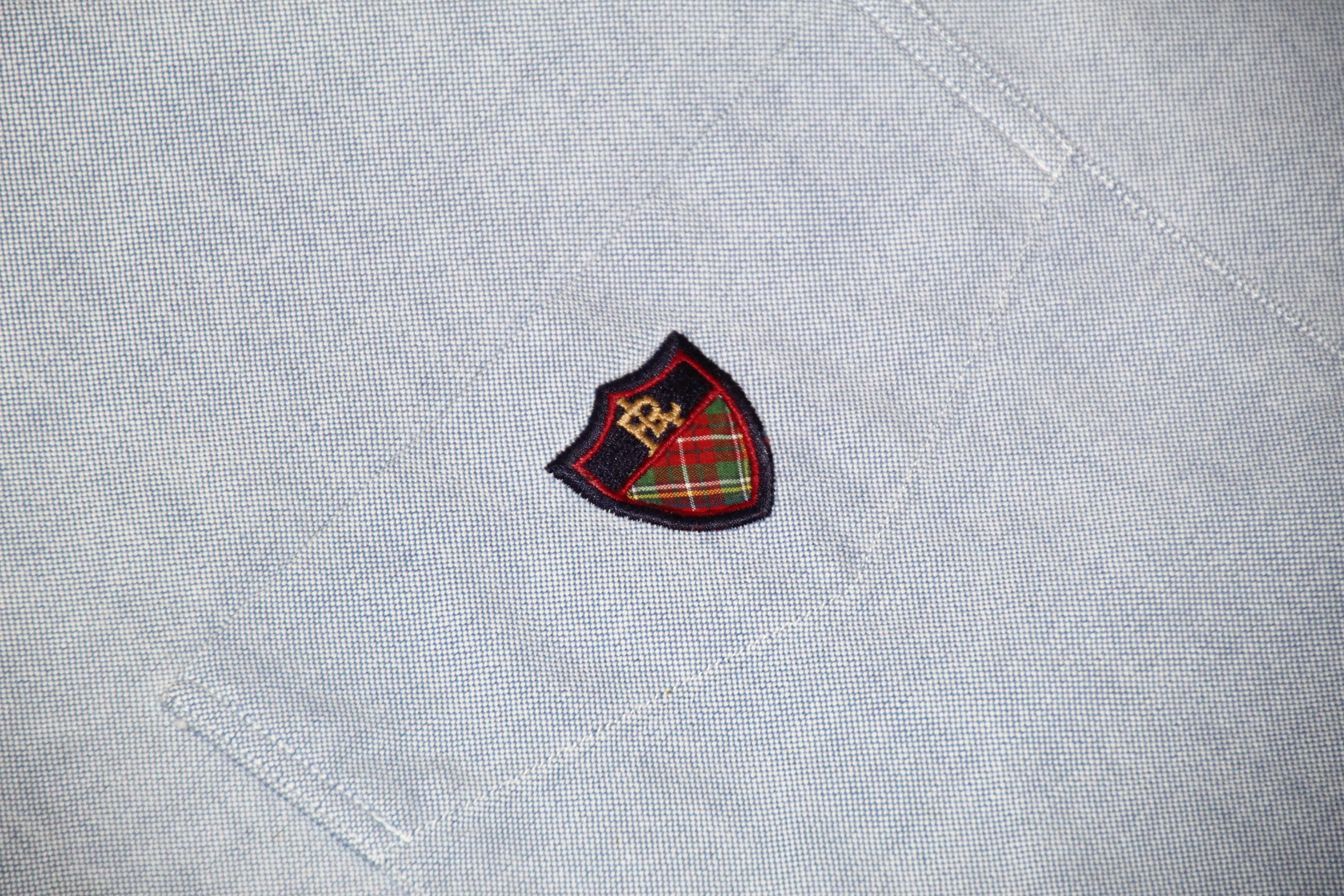 Ralph Lauren 90's Ralph Lauren Golf Tilden Button-down oxford blue shirt Size US XL / EU 56 / 4 - 6 Thumbnail