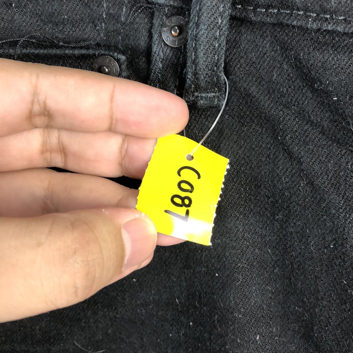 Levi's × Vintage DL Levis Black Denim Pants #C087 Size US 35 - 9 Thumbnail