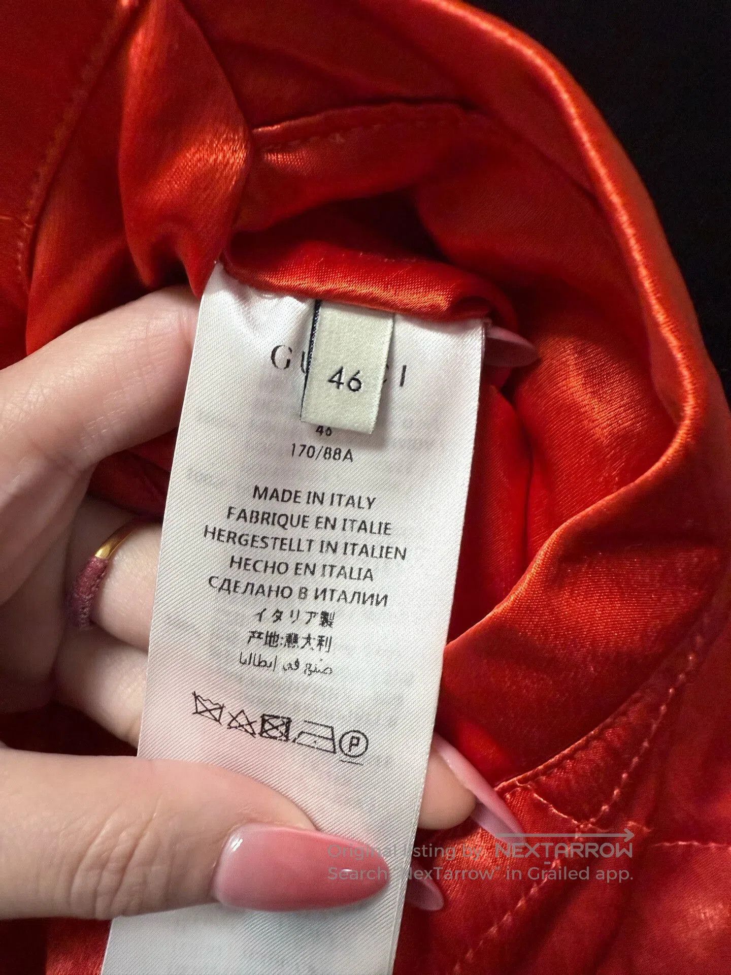Gucci Gucci Reversible Satin Baseball Jacket. Size US S / EU 44-46 / 1 - 4 Thumbnail