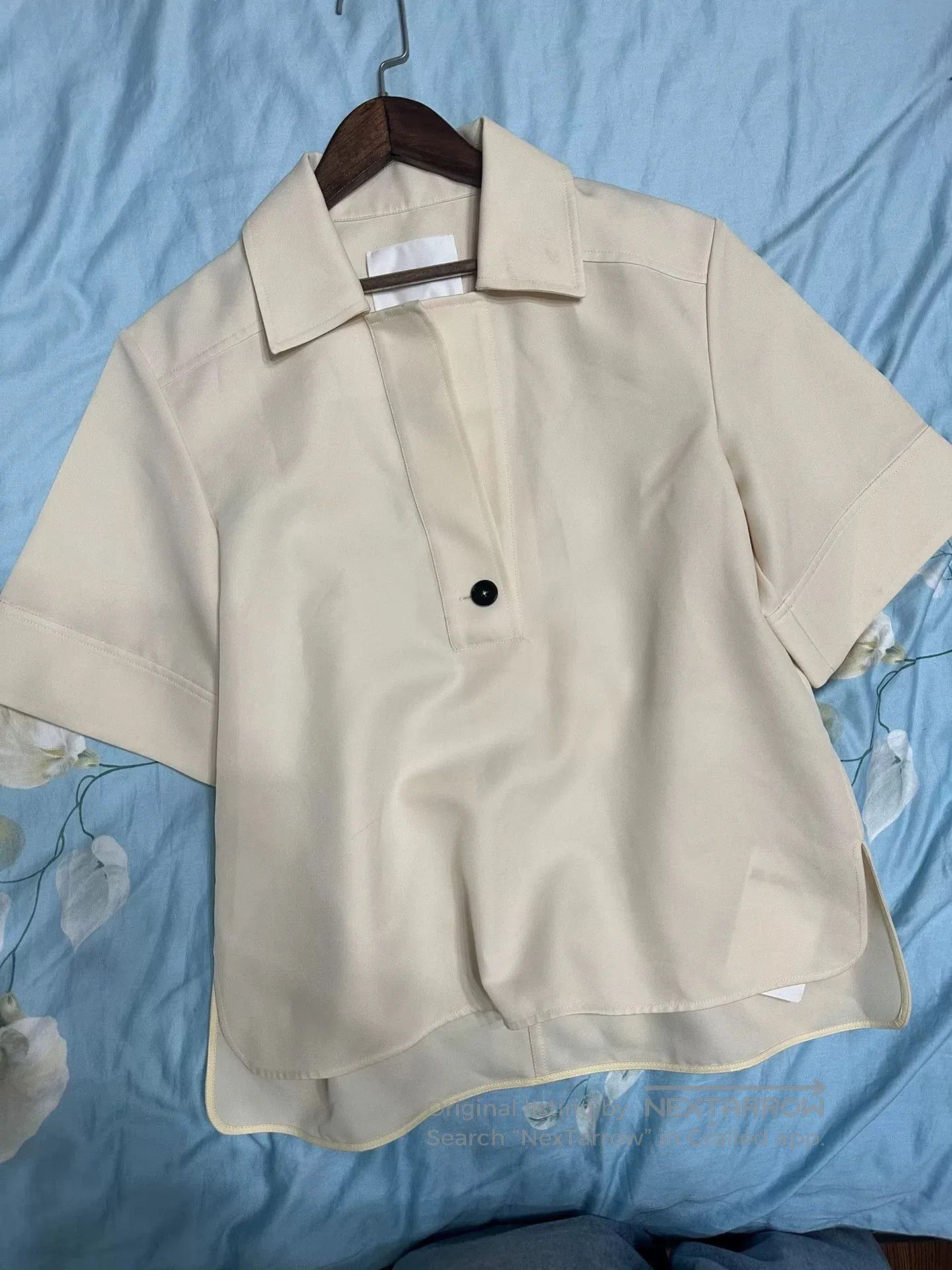 Stylish Short Sleeve Jil Sander Top.