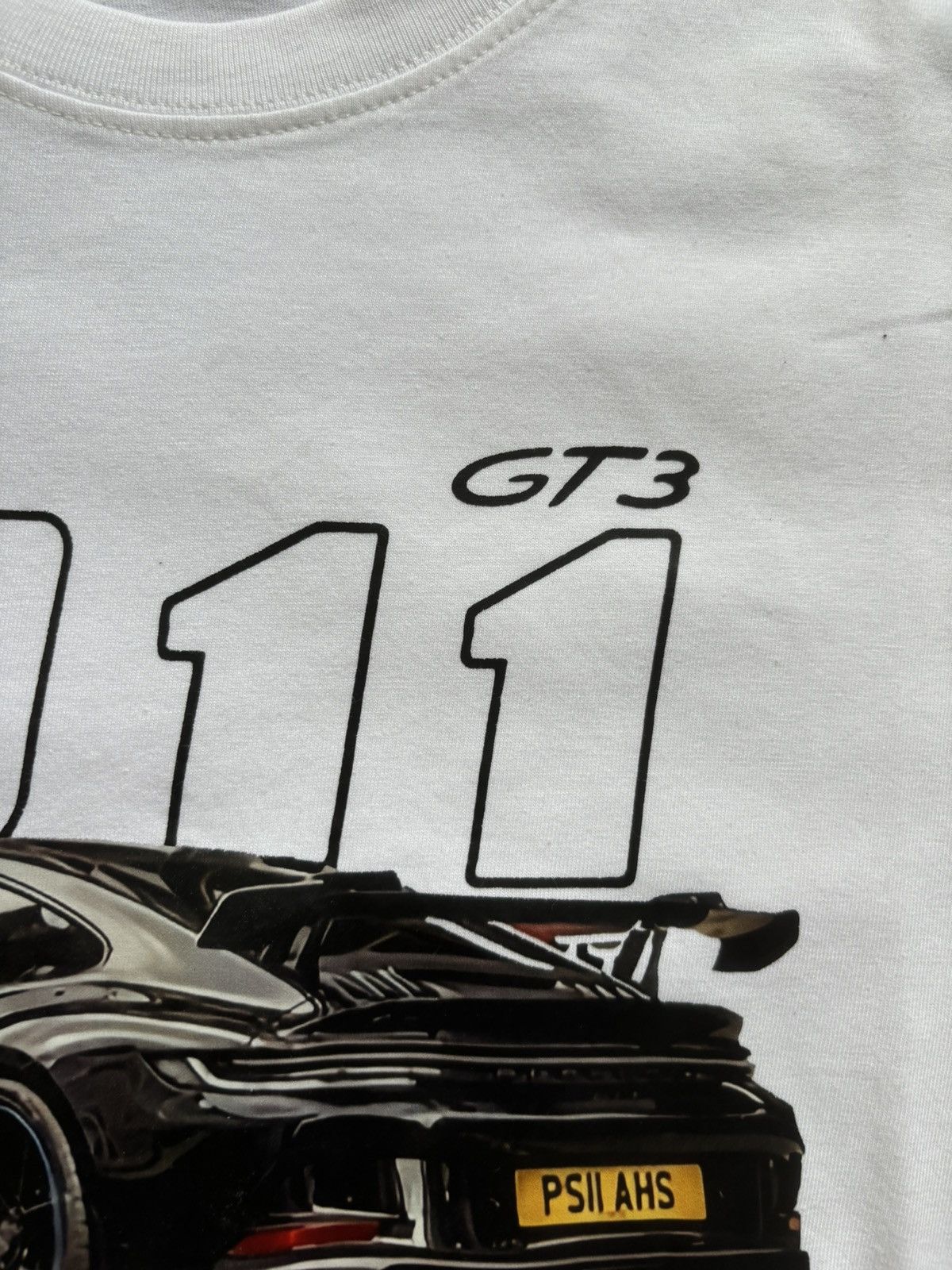 Porsche Design × Vintage Vintage racing Porsche 911 GT3 heavyweight white tee Size US M / EU 48-50 / 2 - 8 Thumbnail