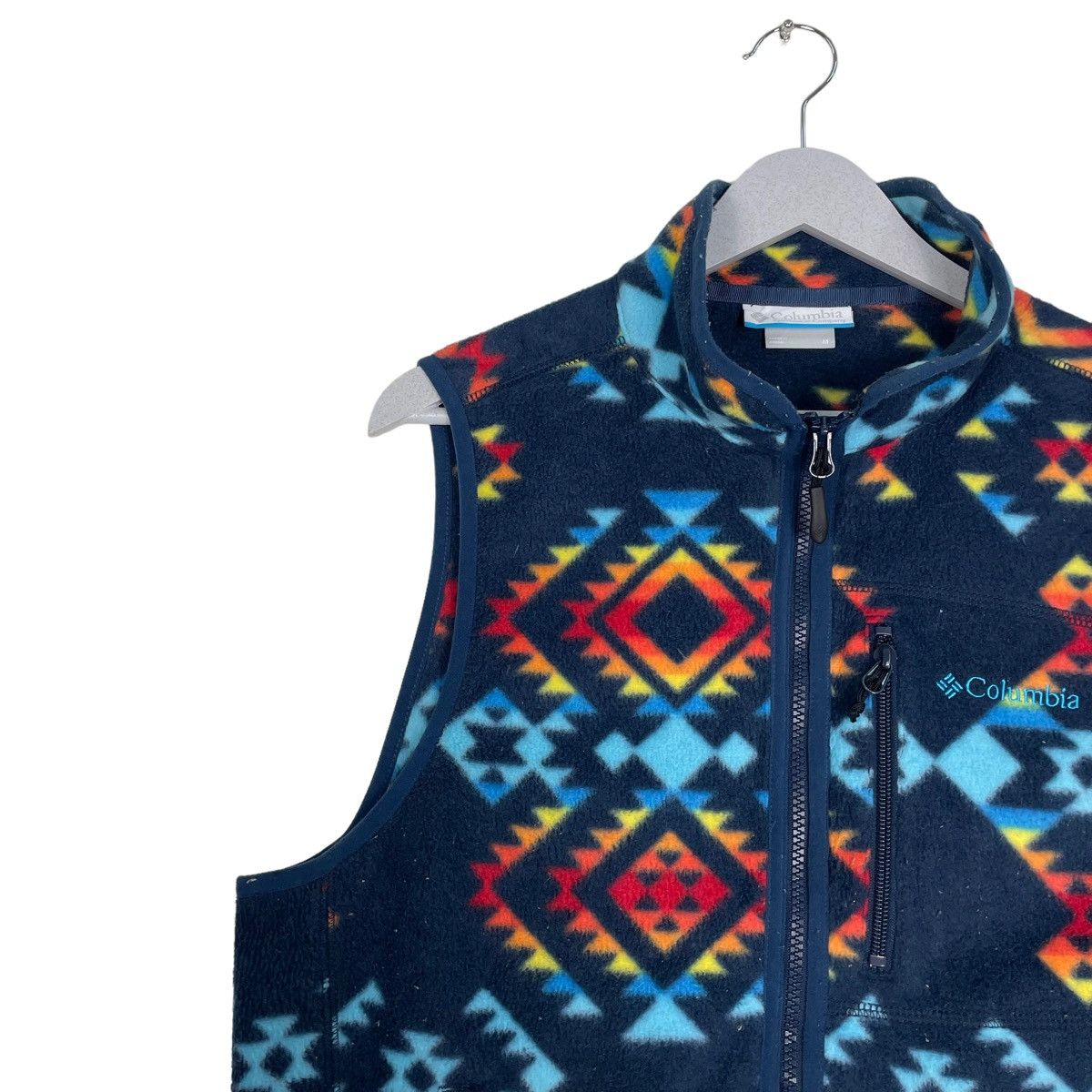 Japanese Brand × Native 💥NATIVE COLUMBIA MICRO FLEECE ZIPPER VEST Size US M / EU 48-50 / 2 - 6 Thumbnail