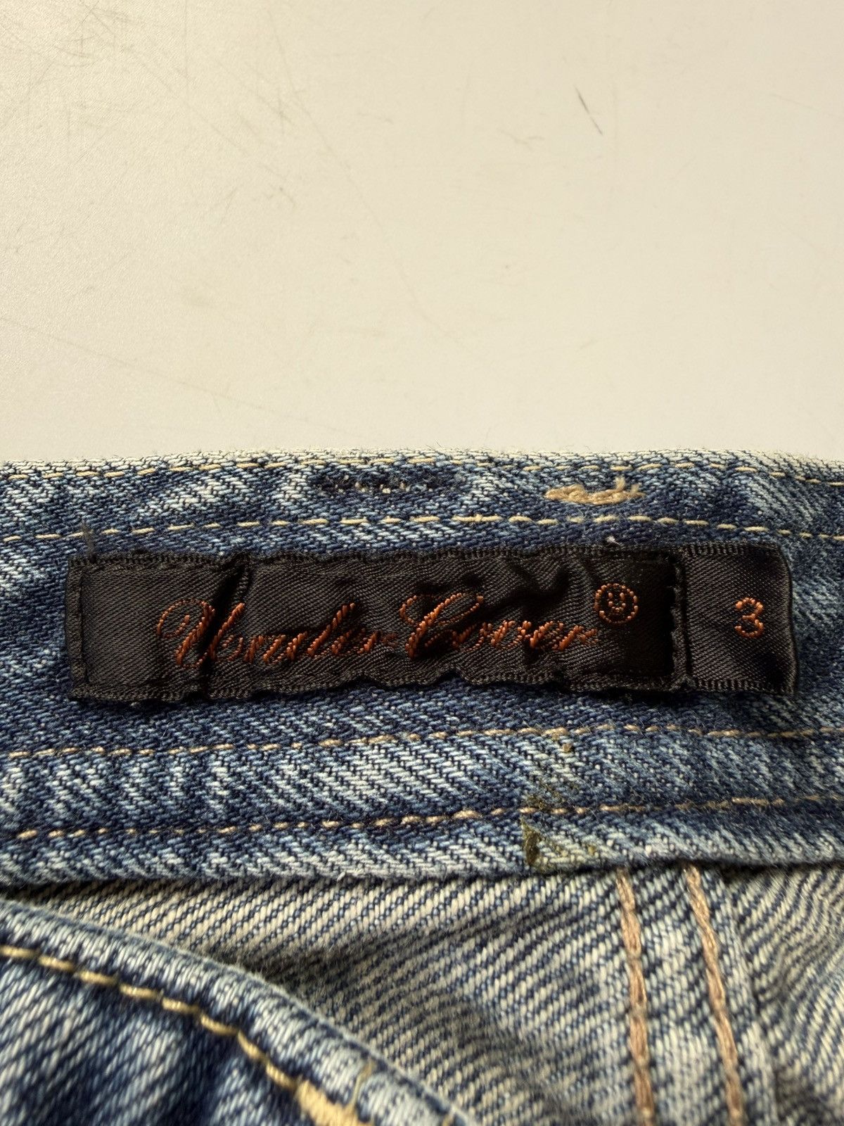 Undercover Undercover SS2006 T Chuuut Painted Denim Cargo Pants Size US 33 - 8 Thumbnail