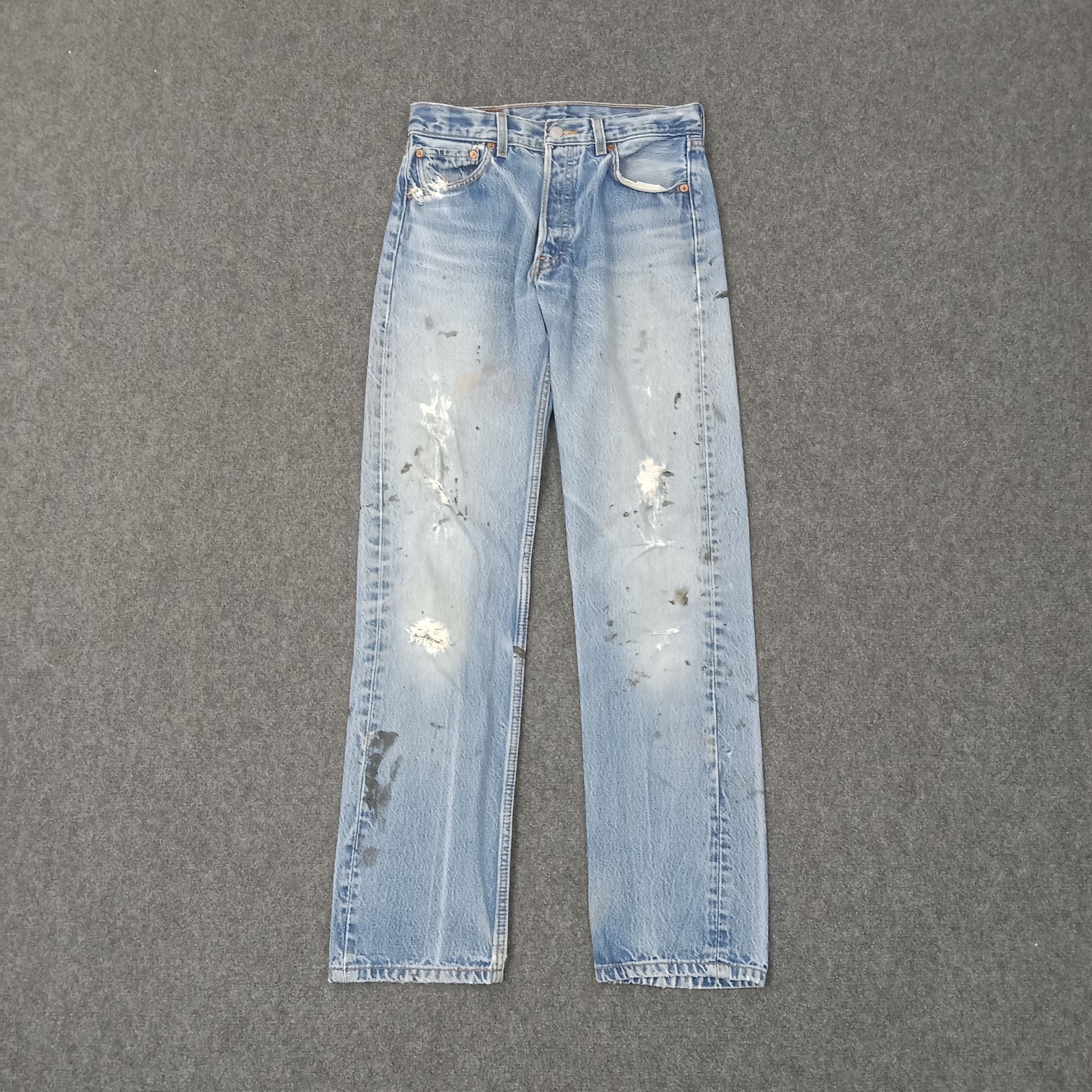 Levi's Levi's 501 American Distressed Denim Jeans C252N10 Size US 28 / EU 44 - 1 Thumbnail