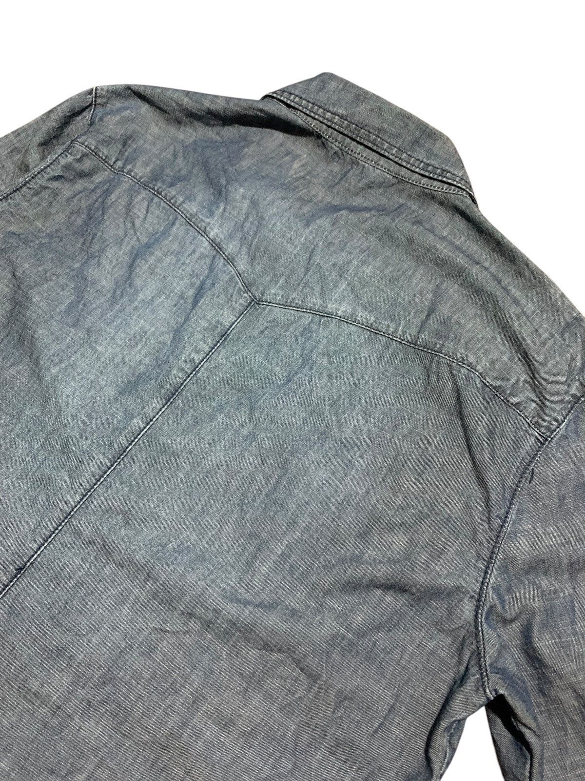 20471120 292513 STORM embroidery western denim shirt Size US L / EU 52-54 / 3 - 10 Thumbnail