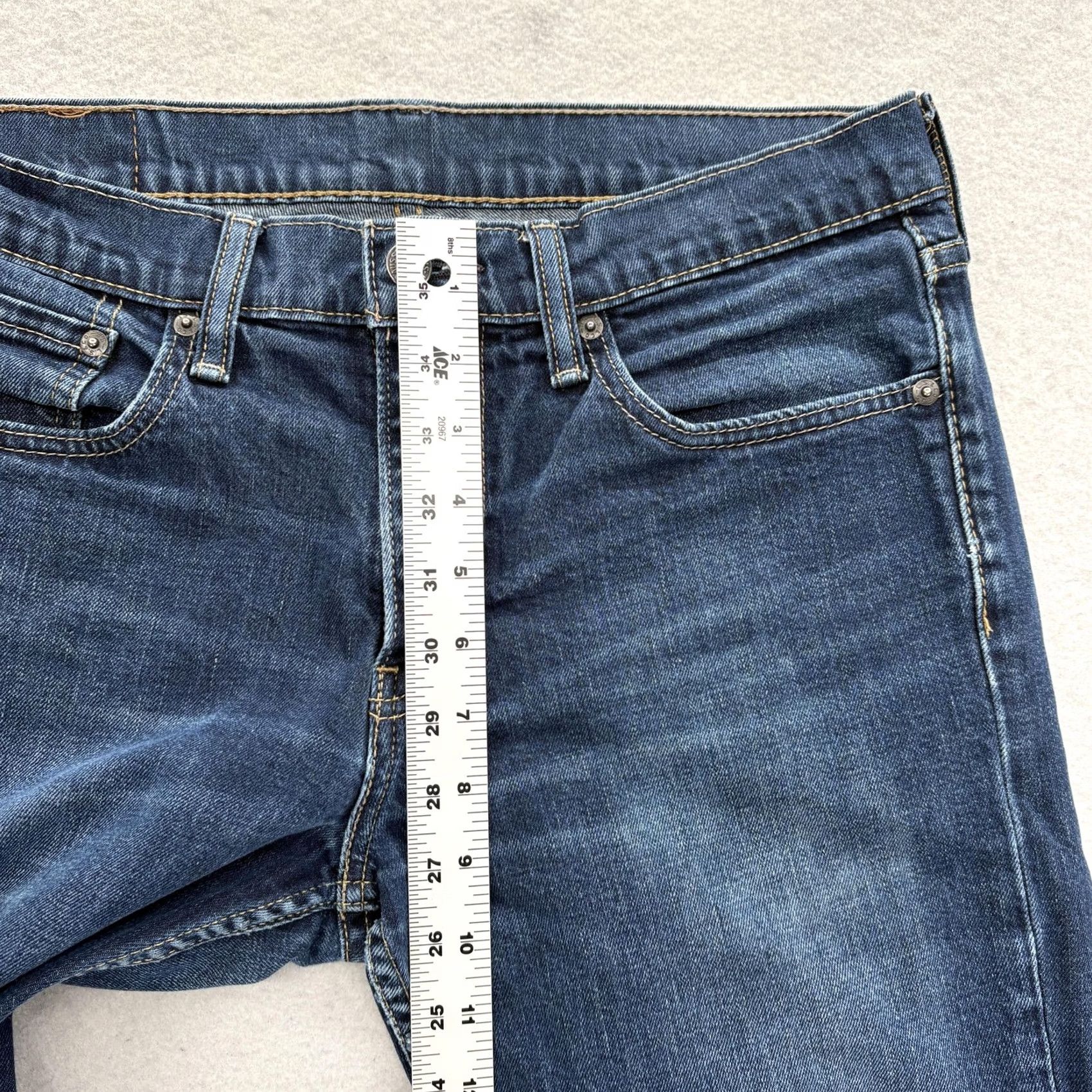 Levi's Mens Levis 511 Jeans Slim Straight Stretch Denim Pants Blue Medium Wash Adult 32x30 Size US 32 / EU 48 - 7 Thumbnail