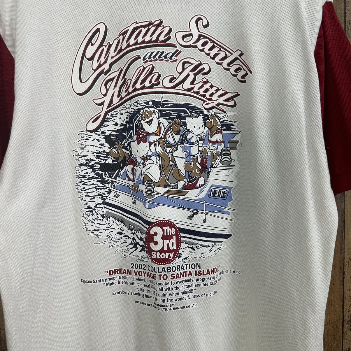 Vintage Vintage Captain Santa X Hello Kitty Sanrio Polo A780 Size US M / EU 48-50 / 2 - 2 Thumbnail