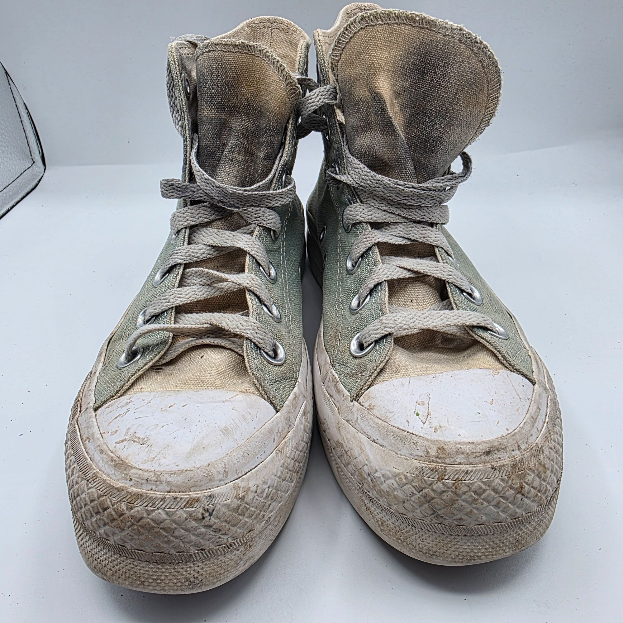 Converse Converse Womens Size 6.5 Green Platform Shoes High Top Casua Size US 6.5 / IT 36.5 - 2 Thumbnail