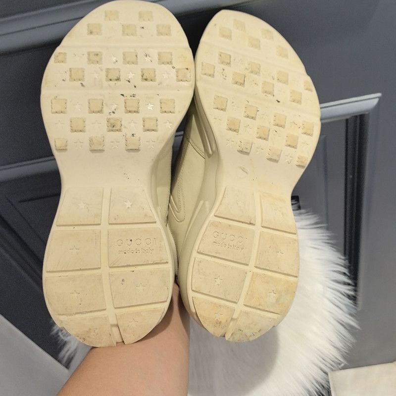 Gucci Gucci Rhyton Logo Low-Top Dad Shoes - Size US 8.5 / EU 41-42 - 4 Thumbnail