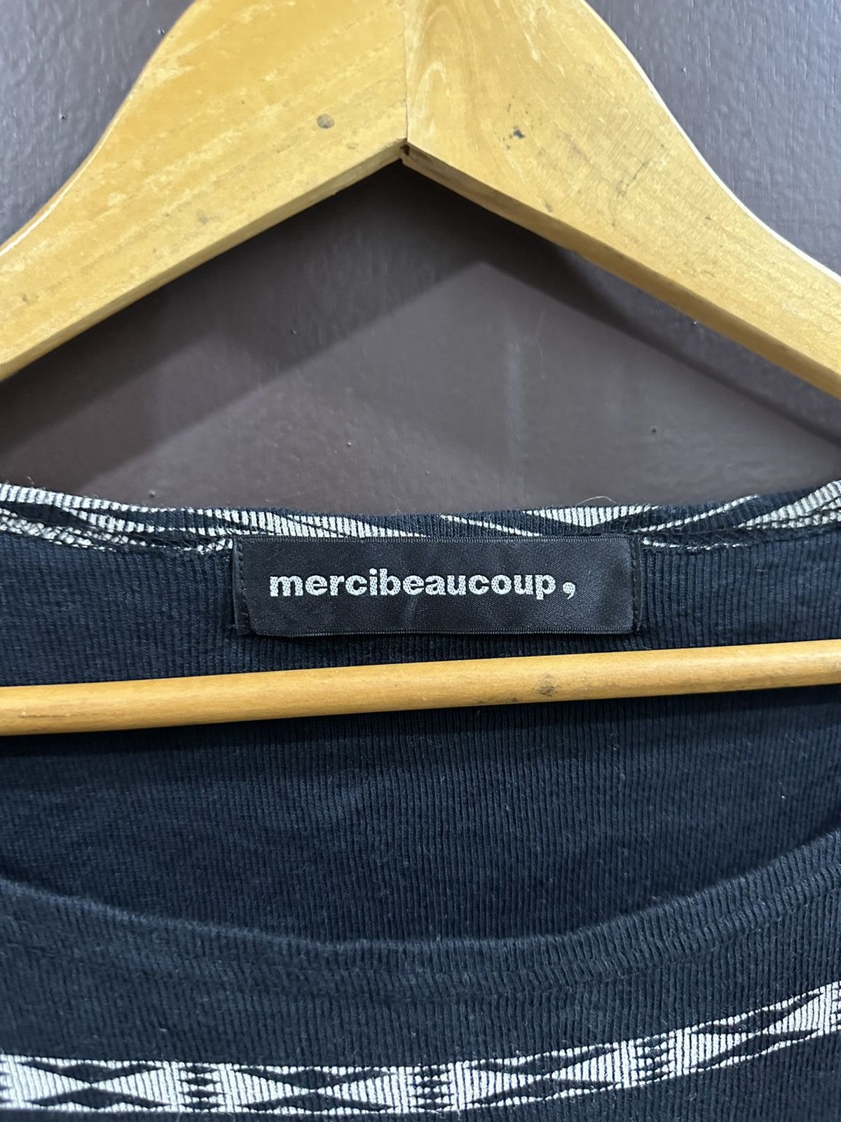 mercibeaucoup Issey Miyake Mercibeaucoup Aztec Stripes L/S Shirt Size US XL / EU 56 / 4 - 4 Thumbnail