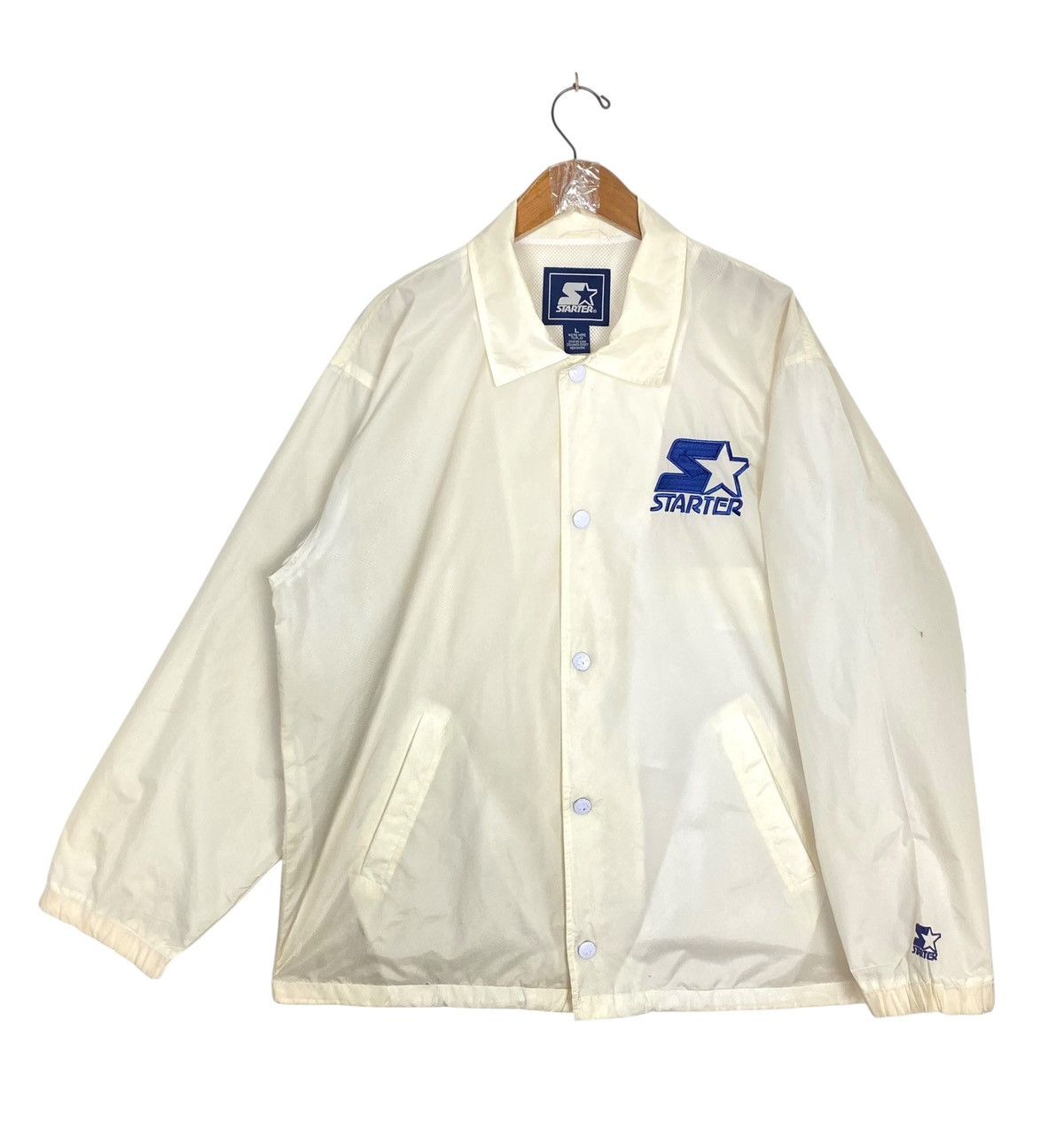 Starter Rare‼️ Vintage Starter Light Jacket Big Logo Size US L / EU 52-54 / 3 - 1 Thumbnail