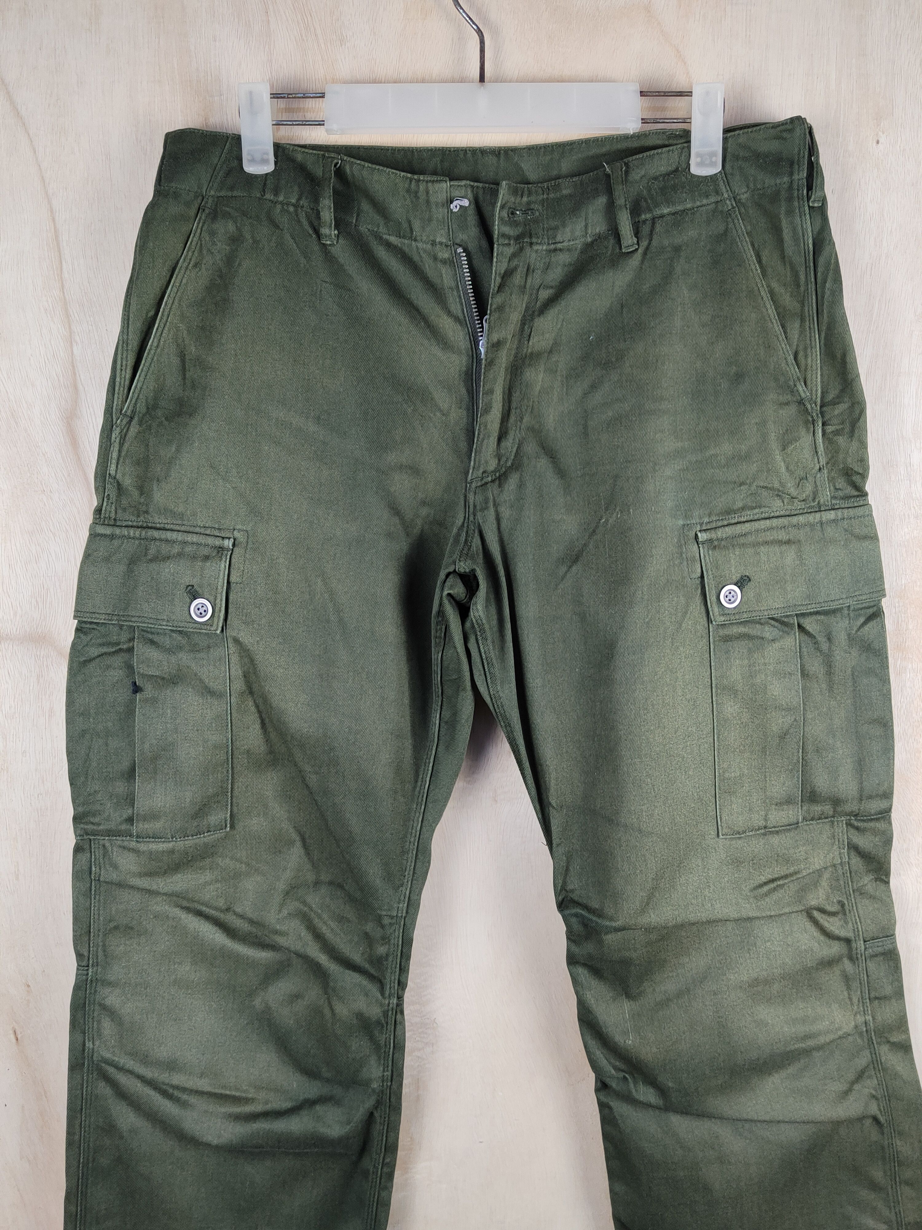 BEAUTY&YOUTH Beauty&Youth Green Multipocket Tactical Cargo Pants #S2418 Size US 30 / EU 46 - 2 Thumbnail