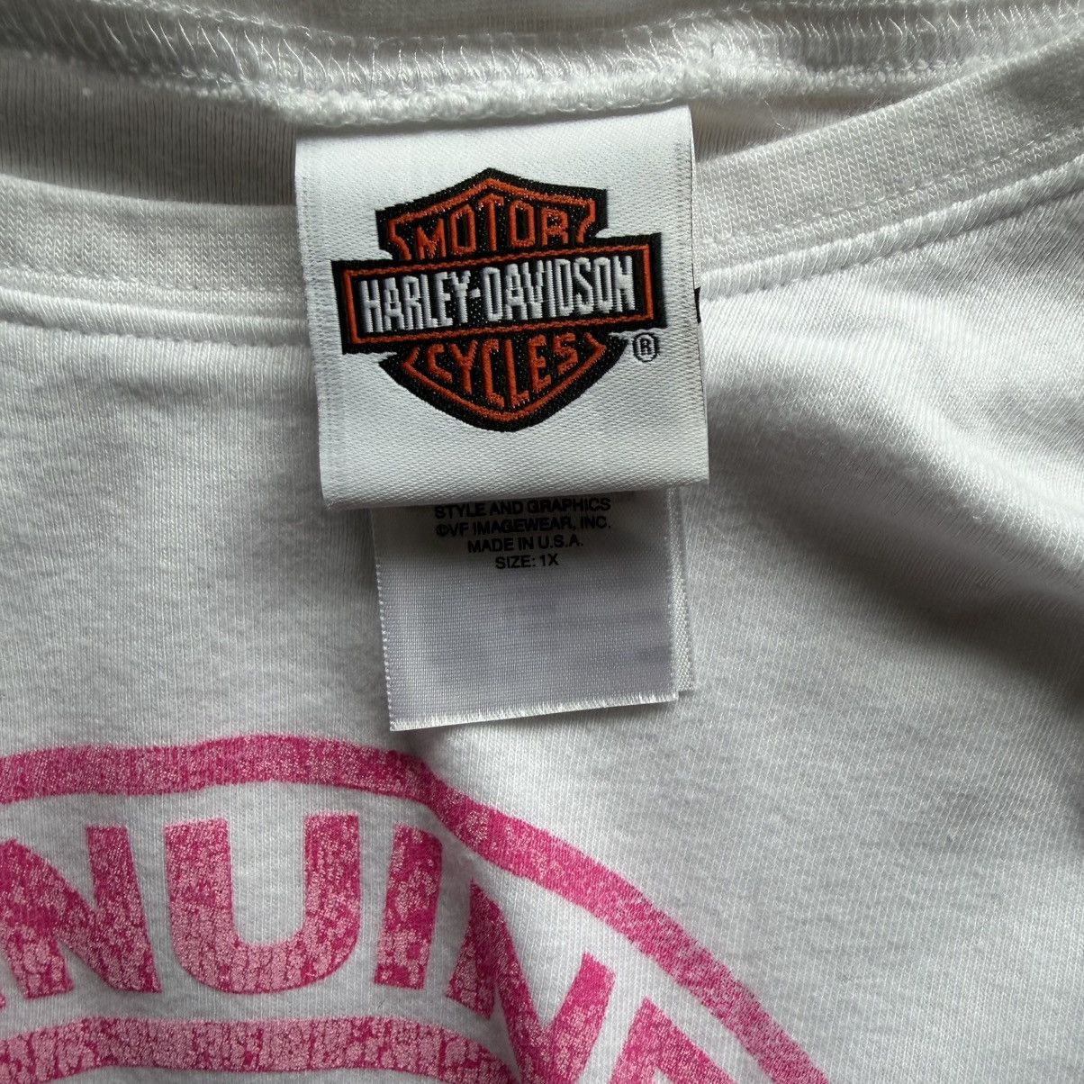 Harley Davidson Harley Davidson Womens 1X White Las Vegas Pink Tee Size XL / US 12-14 / IT 48-50 - 2 Thumbnail