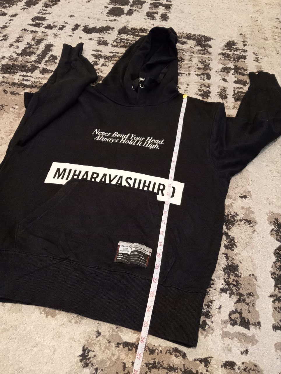 GU × Maison MIHARA YASUHIRO Miharayasuhiro X Gu Japan Spellout Hoodie Size US S / EU 44-46 / 1 - 12 Thumbnail
