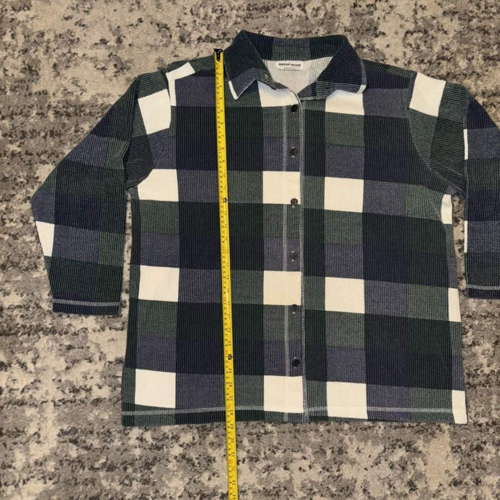 Vintage Vintage 80s/90s Jordan Taylor Plaid Shacket Size US XL / EU 56 / 4 - 4 Thumbnail