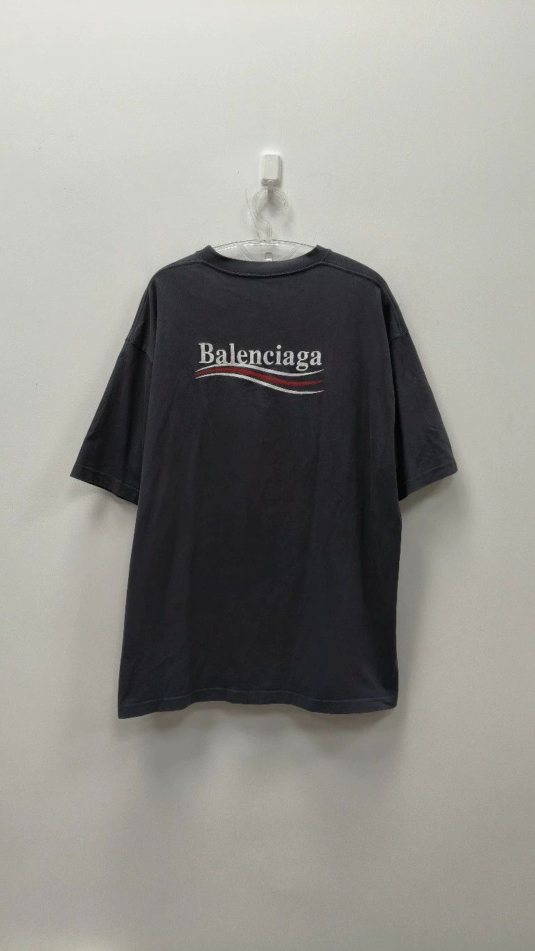 Balenciaga Balenciaga Black cola embroidered short sleeves Size US L / EU 52-54 / 3 - 2 Thumbnail