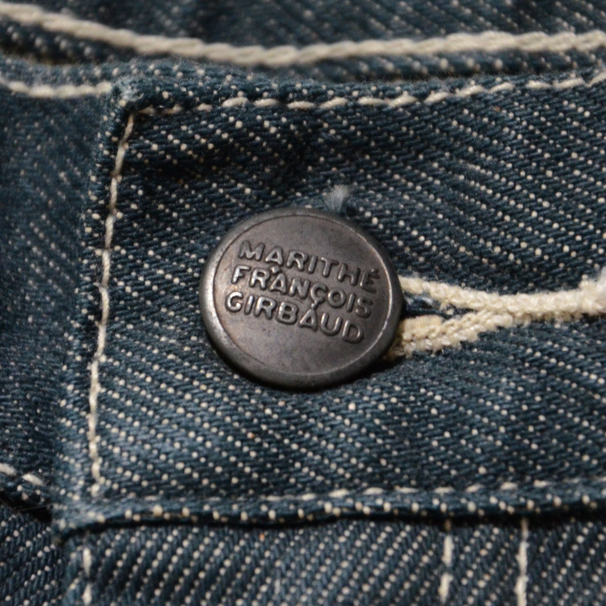 Marithe + Francois Girbaud M+FG Jorts Raw Denim Special Rare Design 2006 Carft Size US 32 / EU 48 - 7 Thumbnail