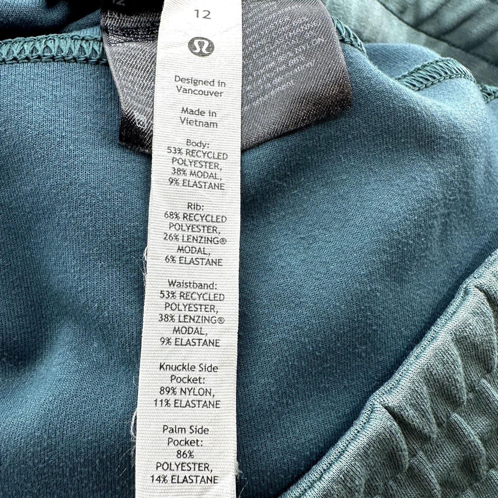 Lululemon Lululemon Brushed Softstreme Ribbed Jogger Green Jasper 12 Size 34" / US 12 / IT 48 - 6 Thumbnail