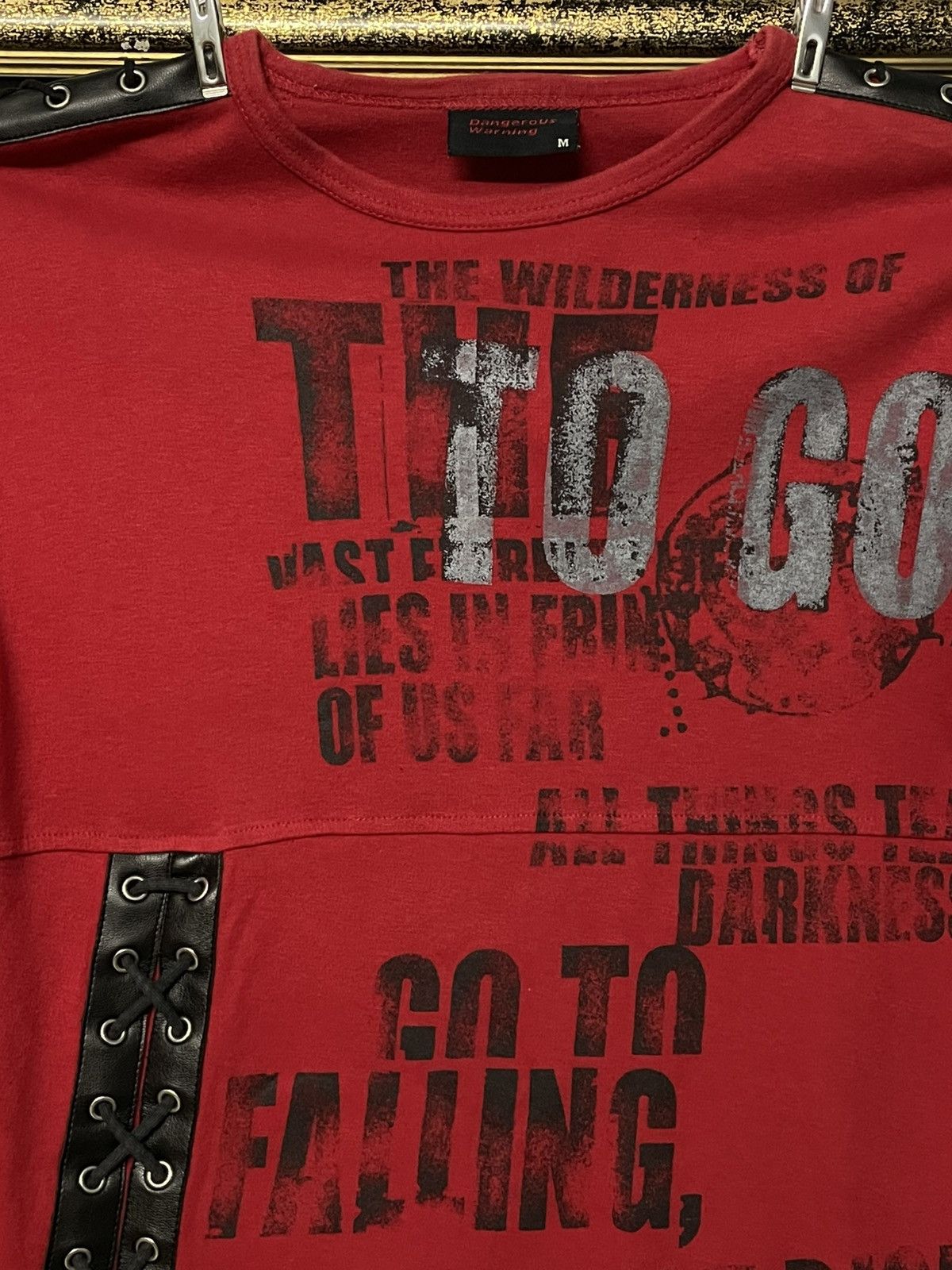 Hysteric Glamour Vintage 90s Japan Dangerous Warning Tribute To The Funk Tee Size US M / EU 48-50 / 2 - 3 Thumbnail
